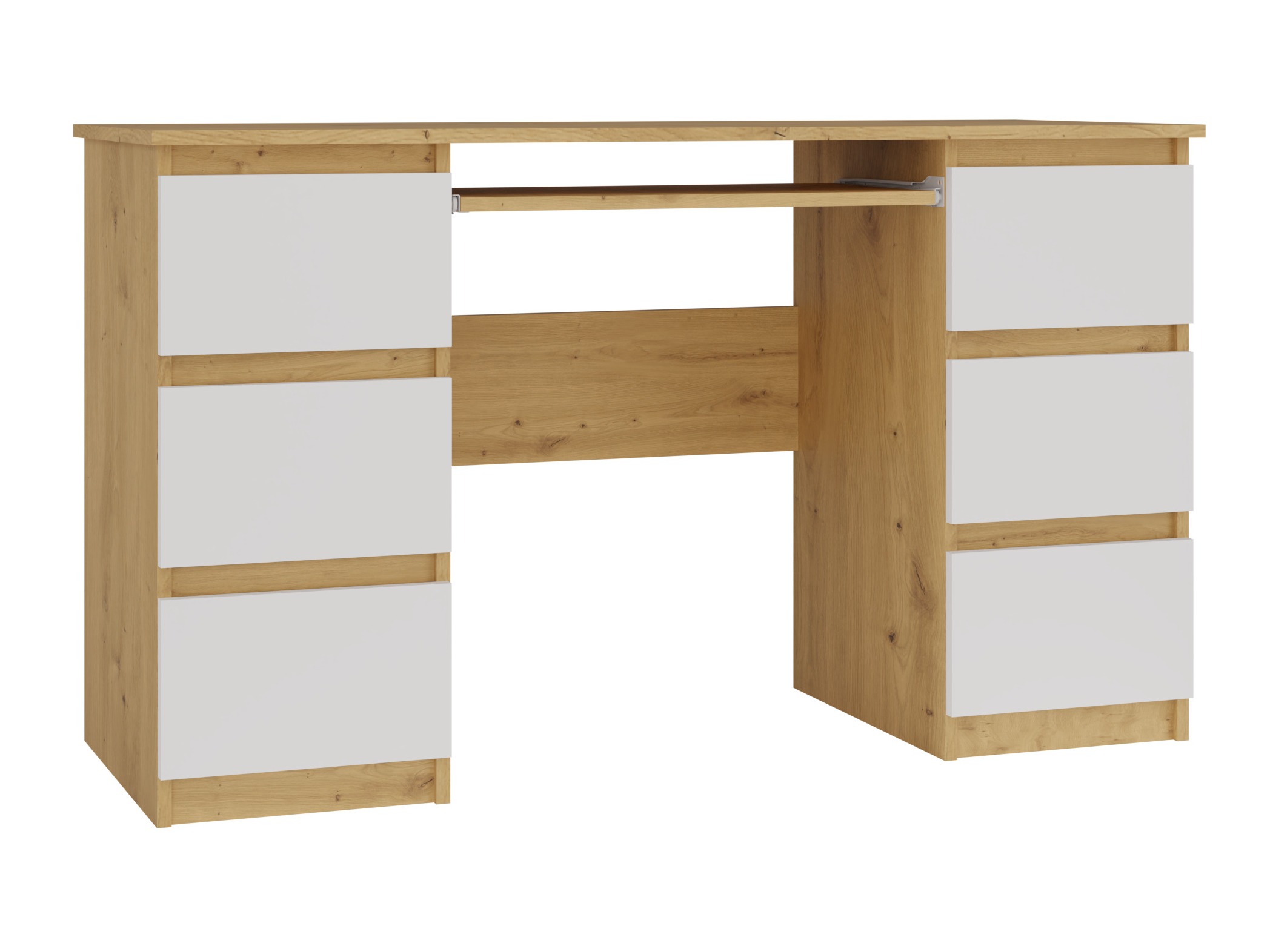 Офис бюро Mandeville 178 (Artisan дъб + Бял)