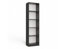 Етажерка Mandeville 188 (Антрацит + Бял)