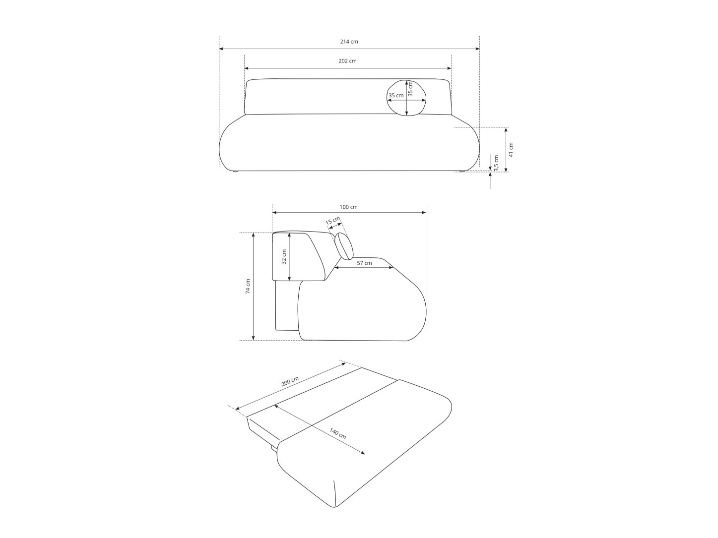Разтегателен диван Kingston 182 (Puente 03)