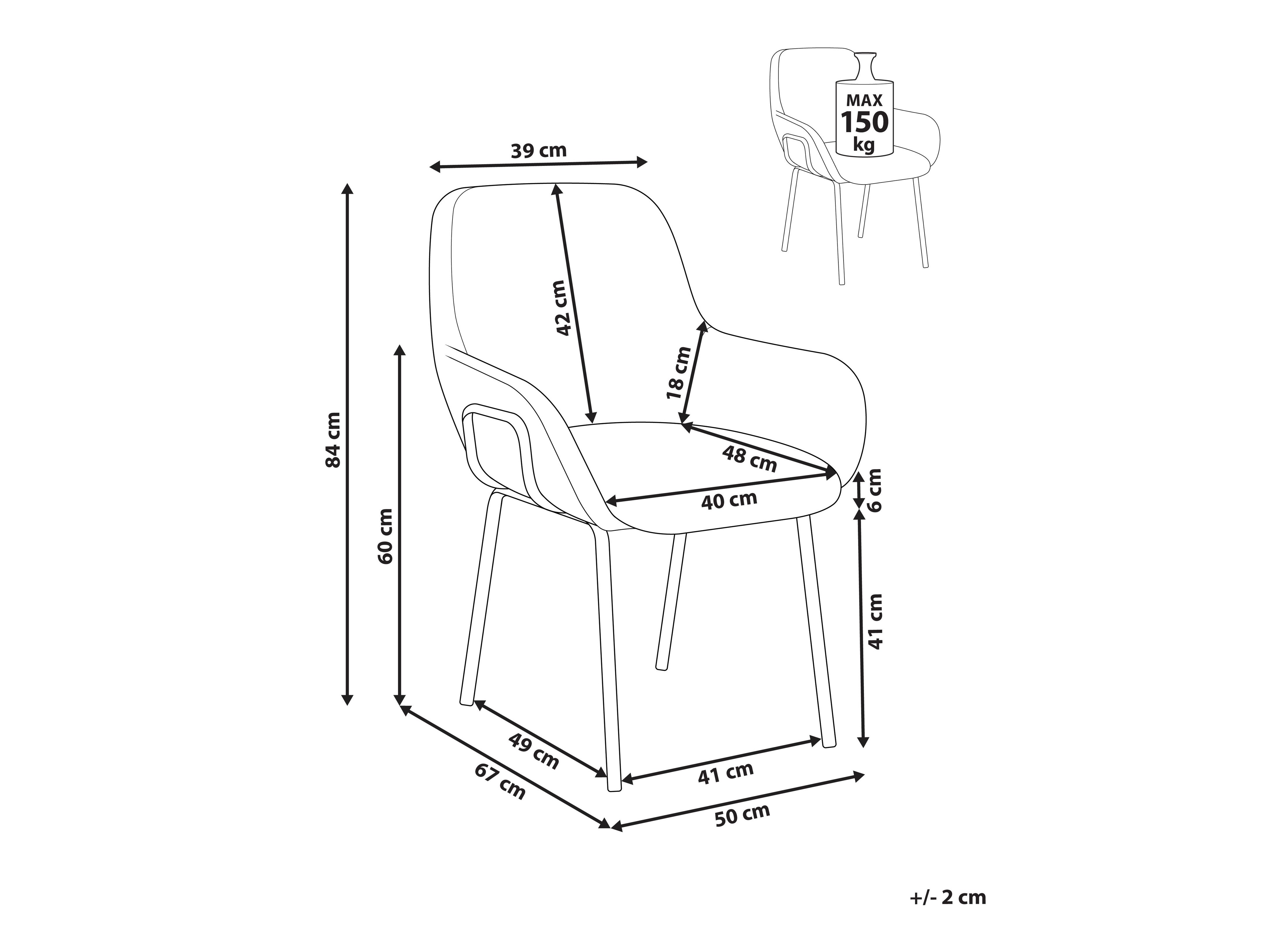Стол Berwyn 2754 (Бял)