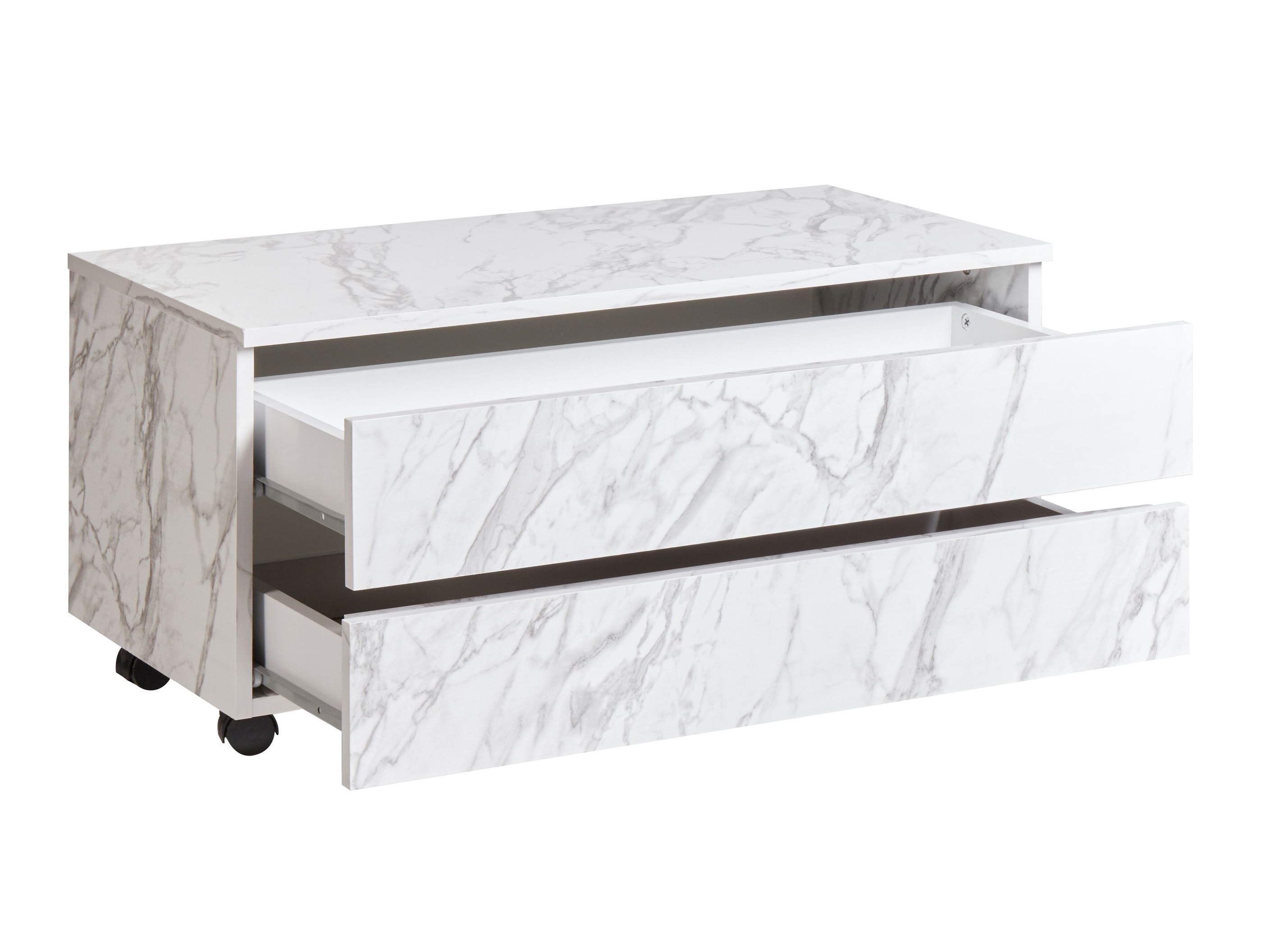 Стоящ шкаф за баня Berwyn 2755 (Бял мрамор)