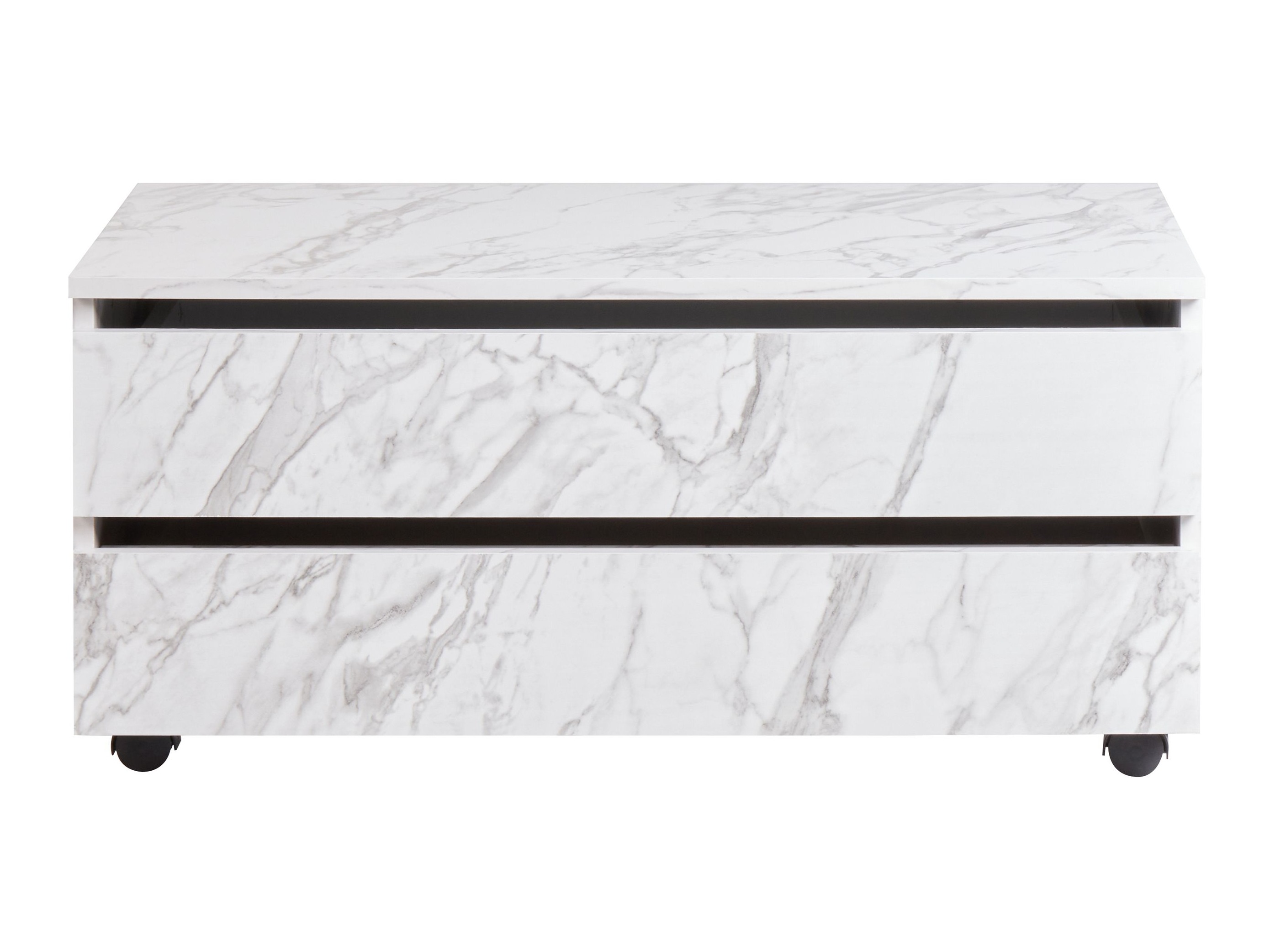 Стоящ шкаф за баня Berwyn 2755 (Бял мрамор)