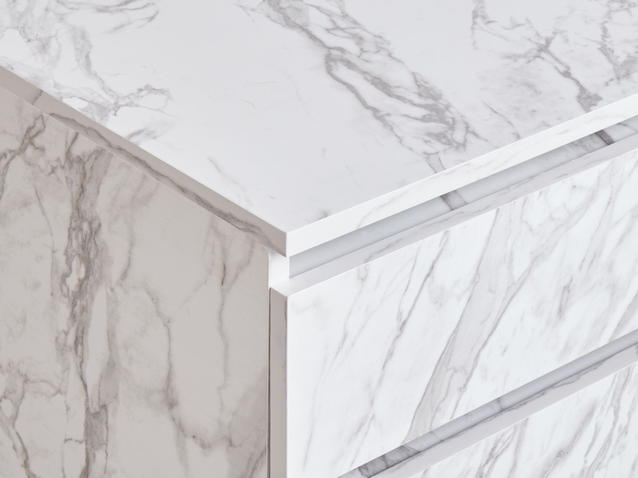 Стоящ шкаф за баня Berwyn 2755 (Бял мрамор)