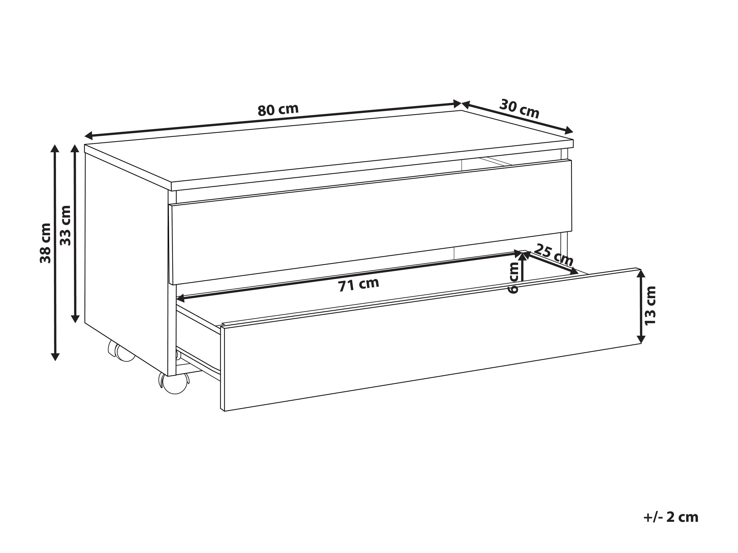 Стоящ шкаф за баня Berwyn 2755 (Бял мрамор)