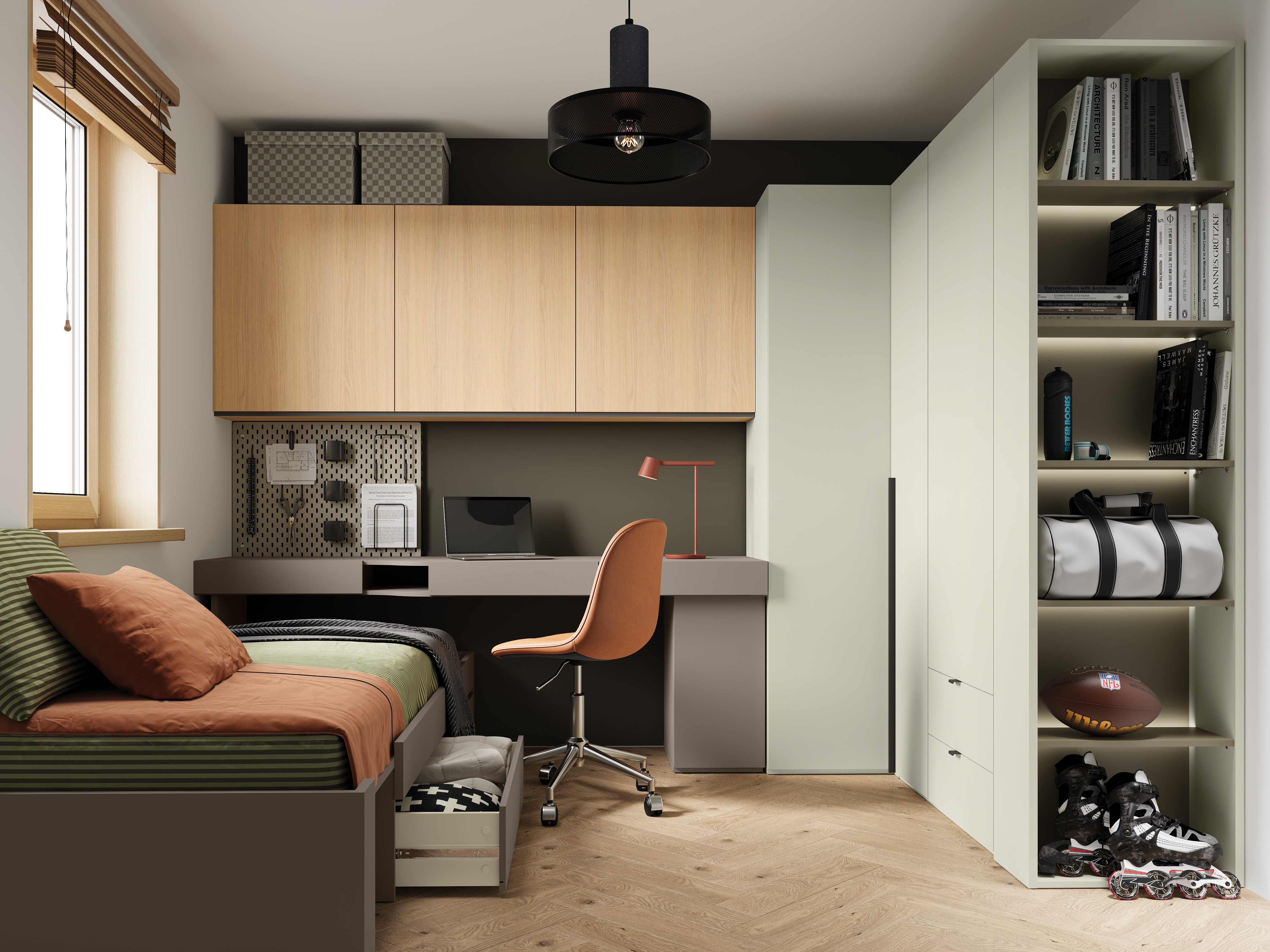 Ъглов гардероб Evareve 100