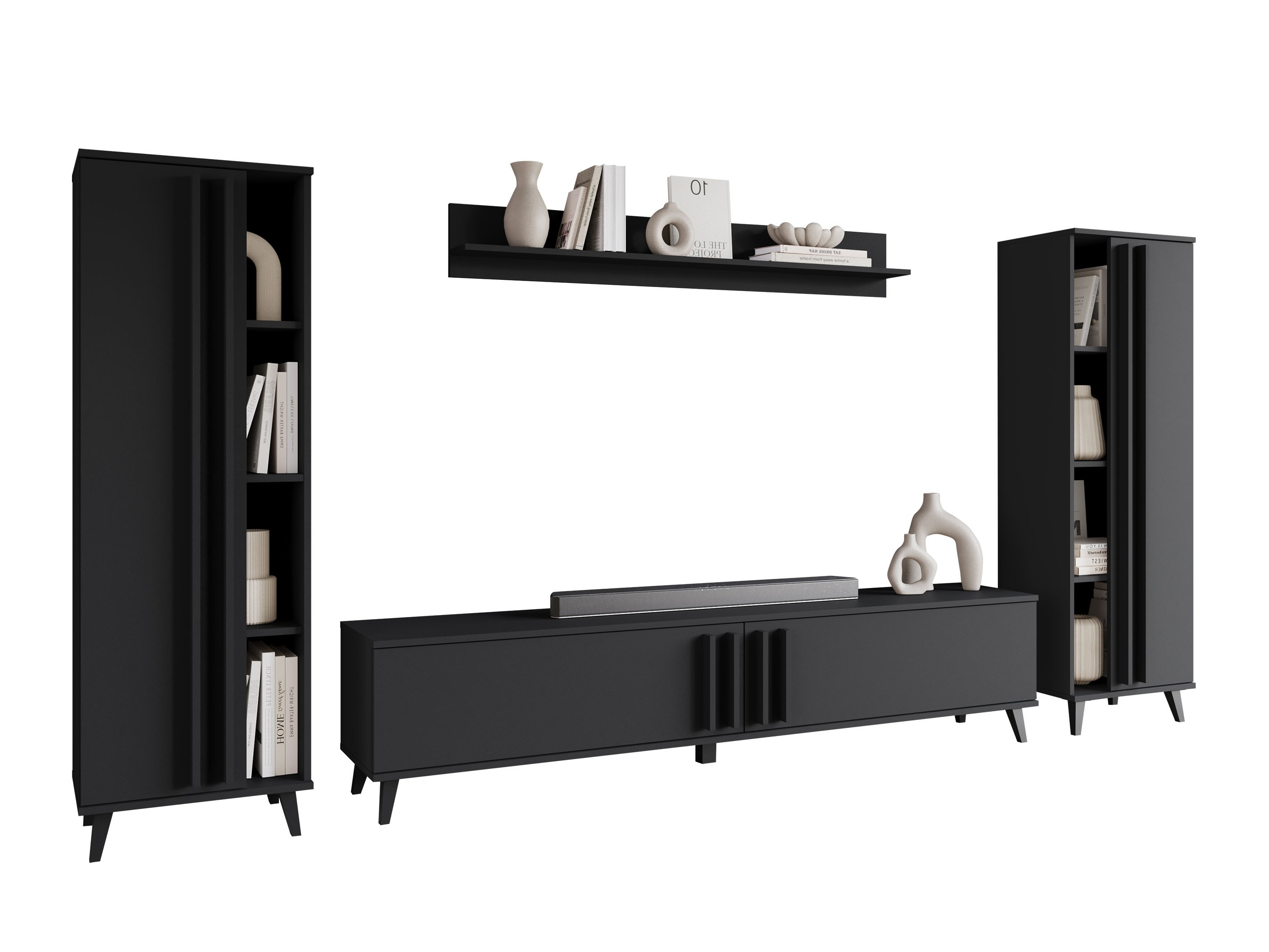 Комплект за хол Facetor (Графит)