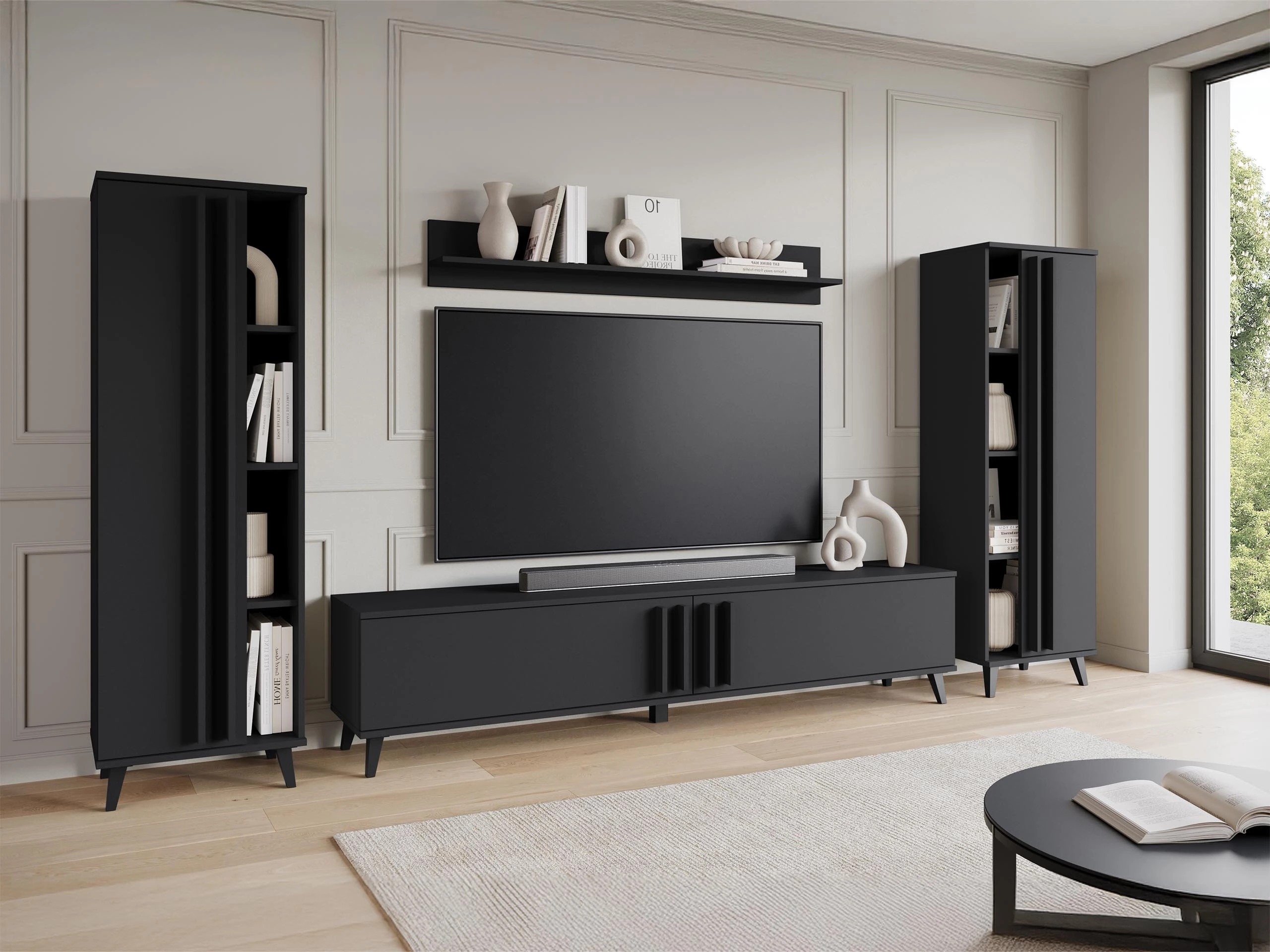 Комплект за хол Temora 102 (Графит)