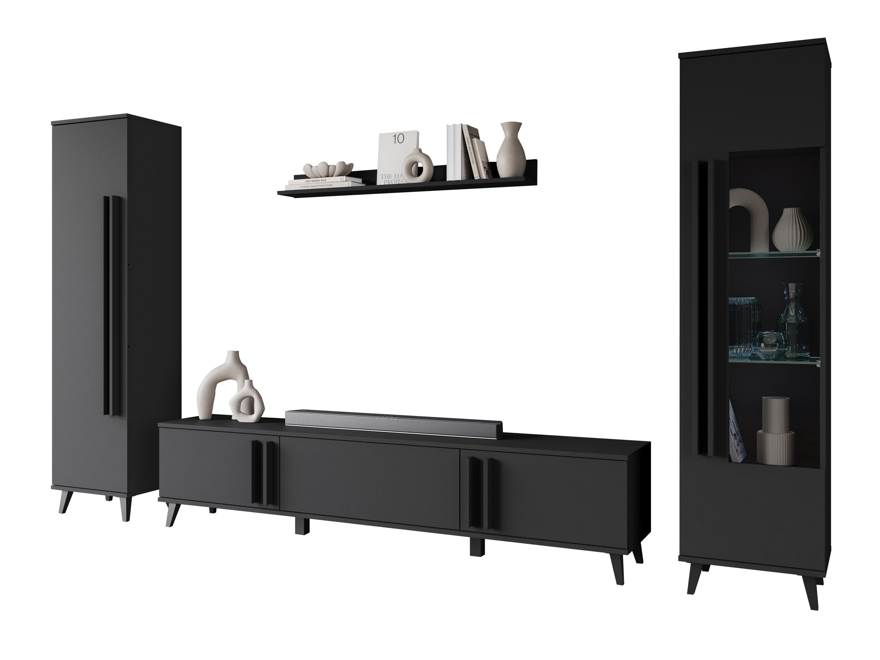 Комплект за хол Facetor II (Графит)