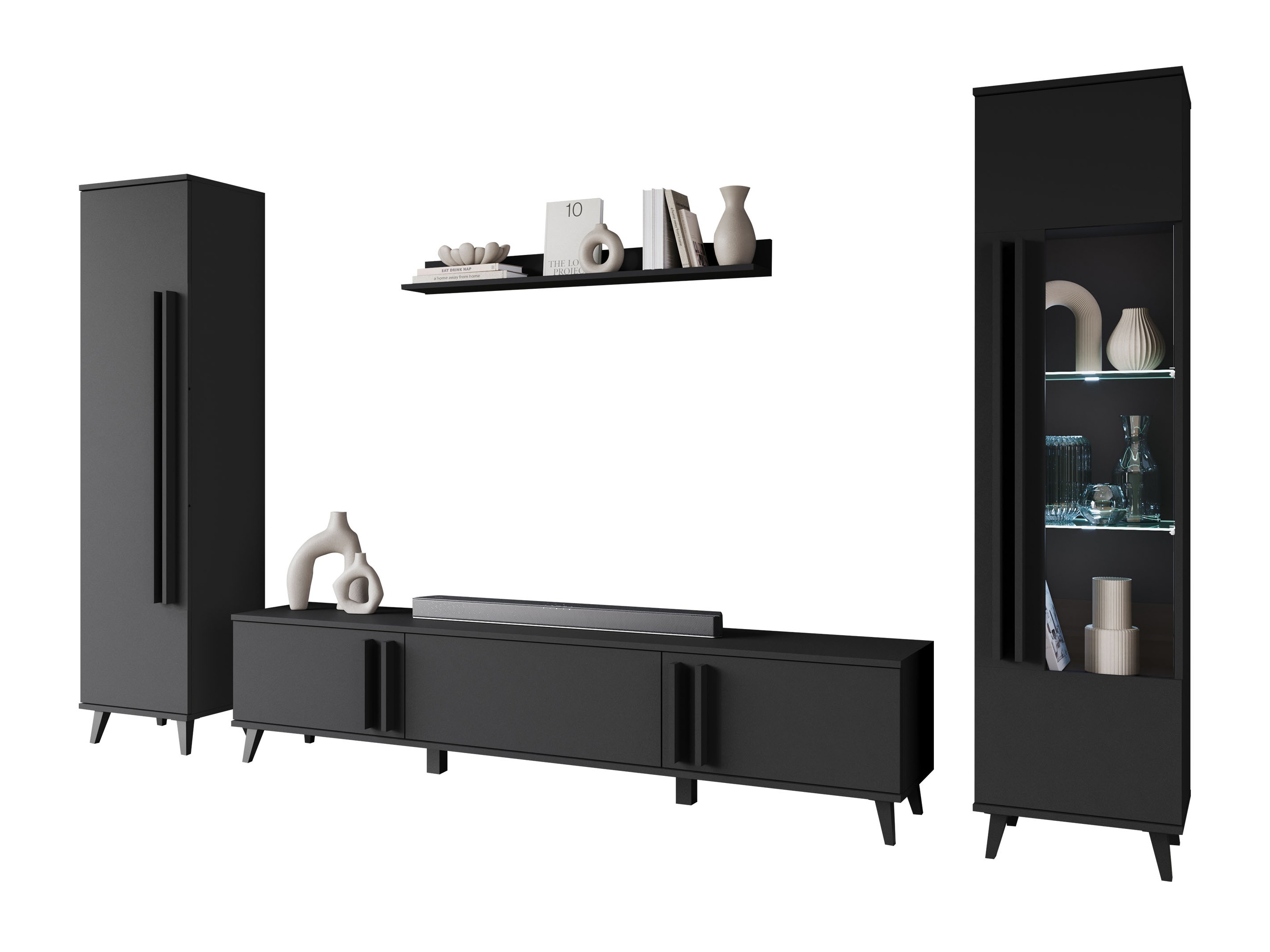 Комплект за хол Facetor II (Графит)