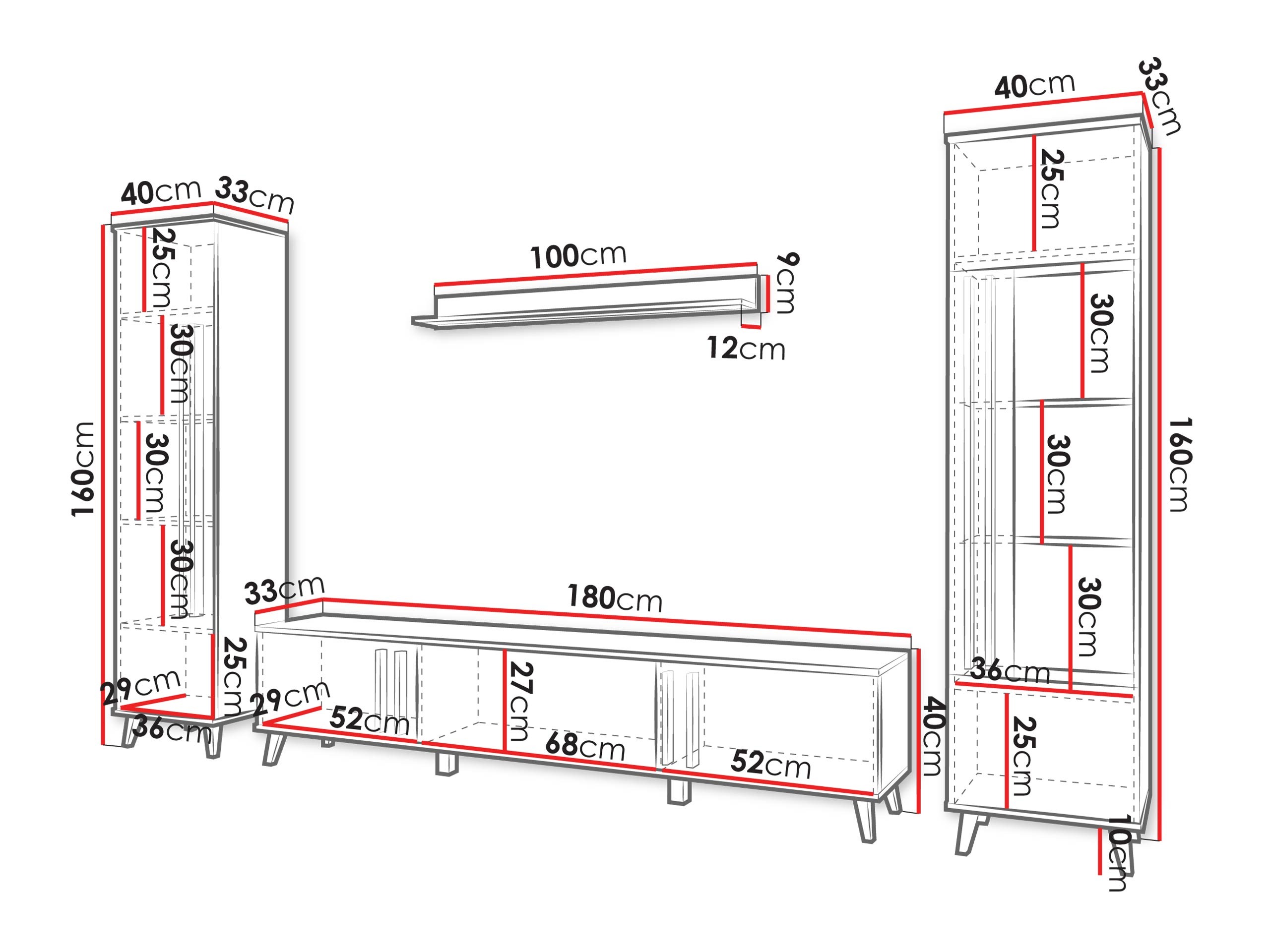 Комплект за хол Temora 103 (Congo)