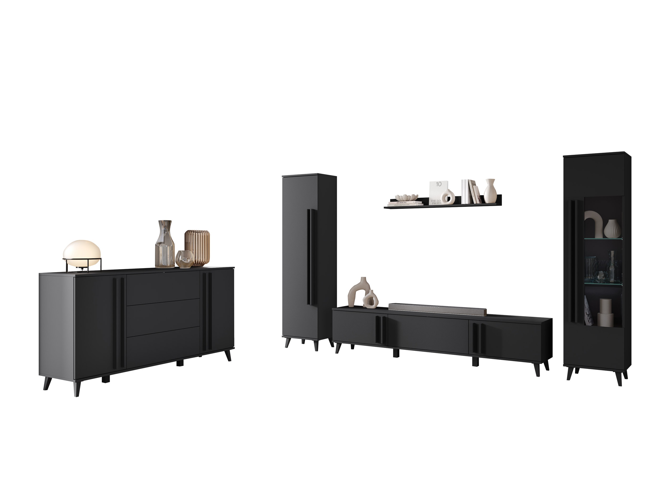 Комплект за хол Temora 105 (Графит)