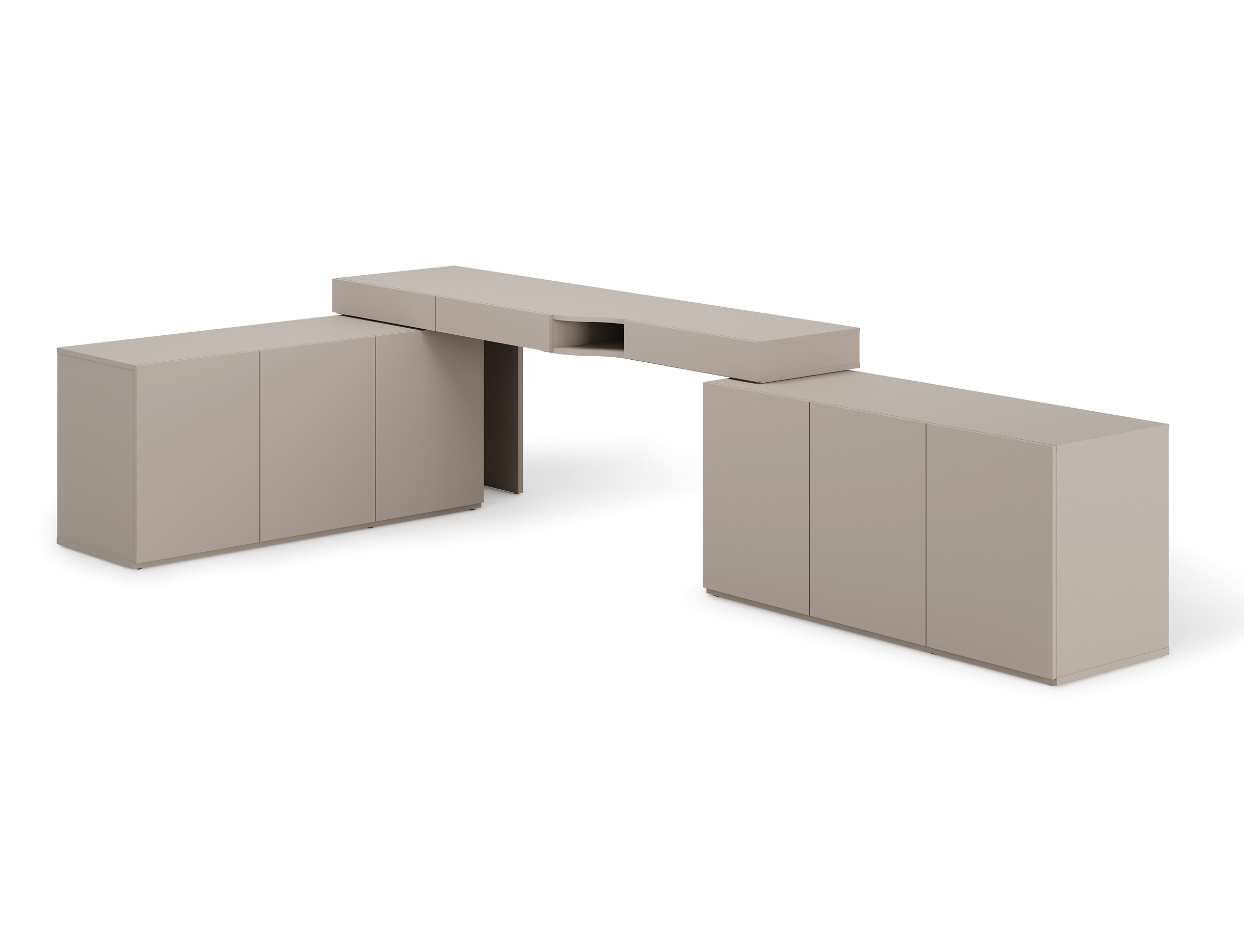 Ъглово офис бюро Evareve 115 (Ляв)