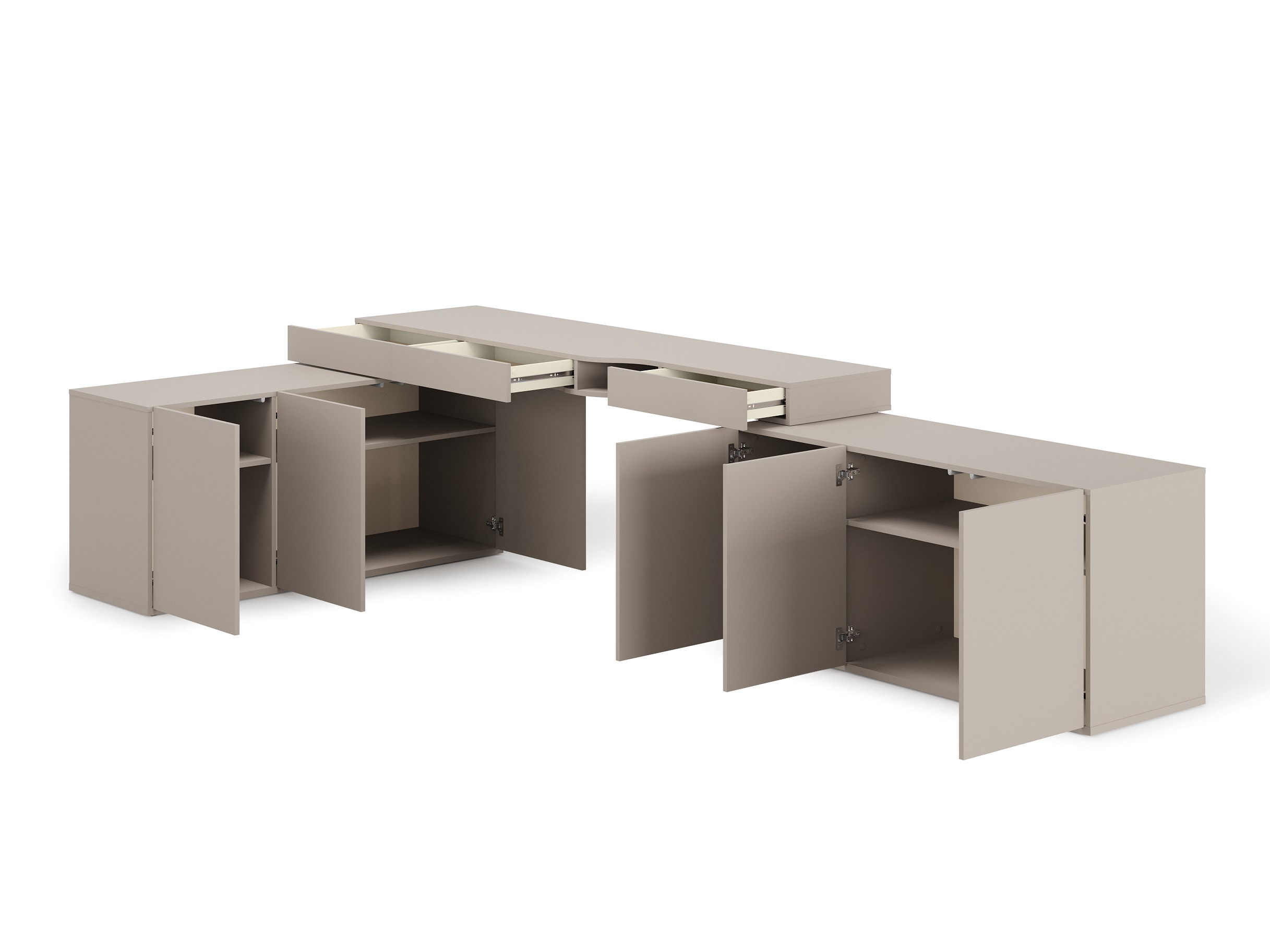 Ъглово офис бюро Evareve 115 (Ляв)