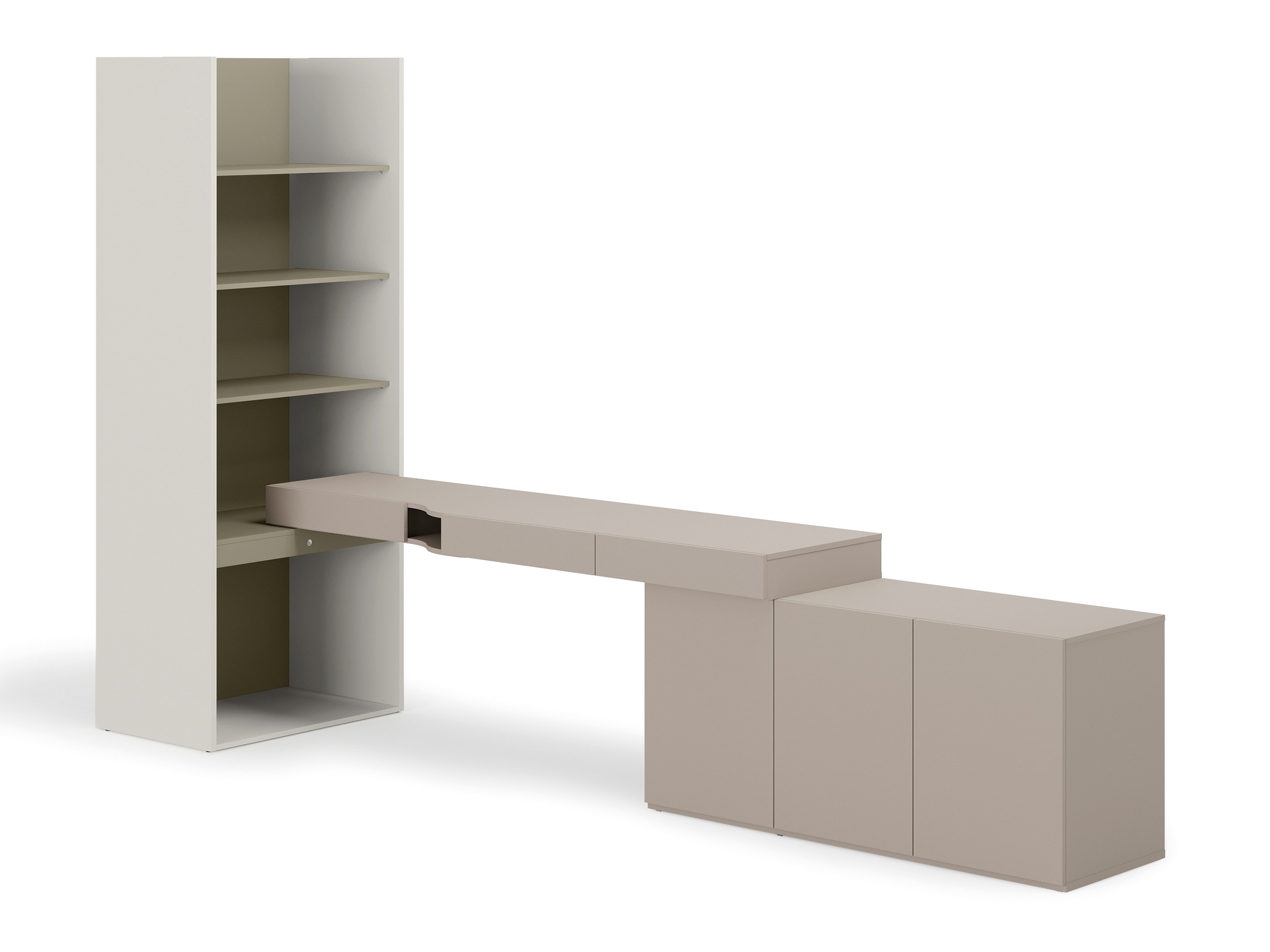 Комплект за домашен офис Evareve 118 (Сив + Зелен)