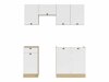 Модулен кухненски комплект Classic White Oak 119
