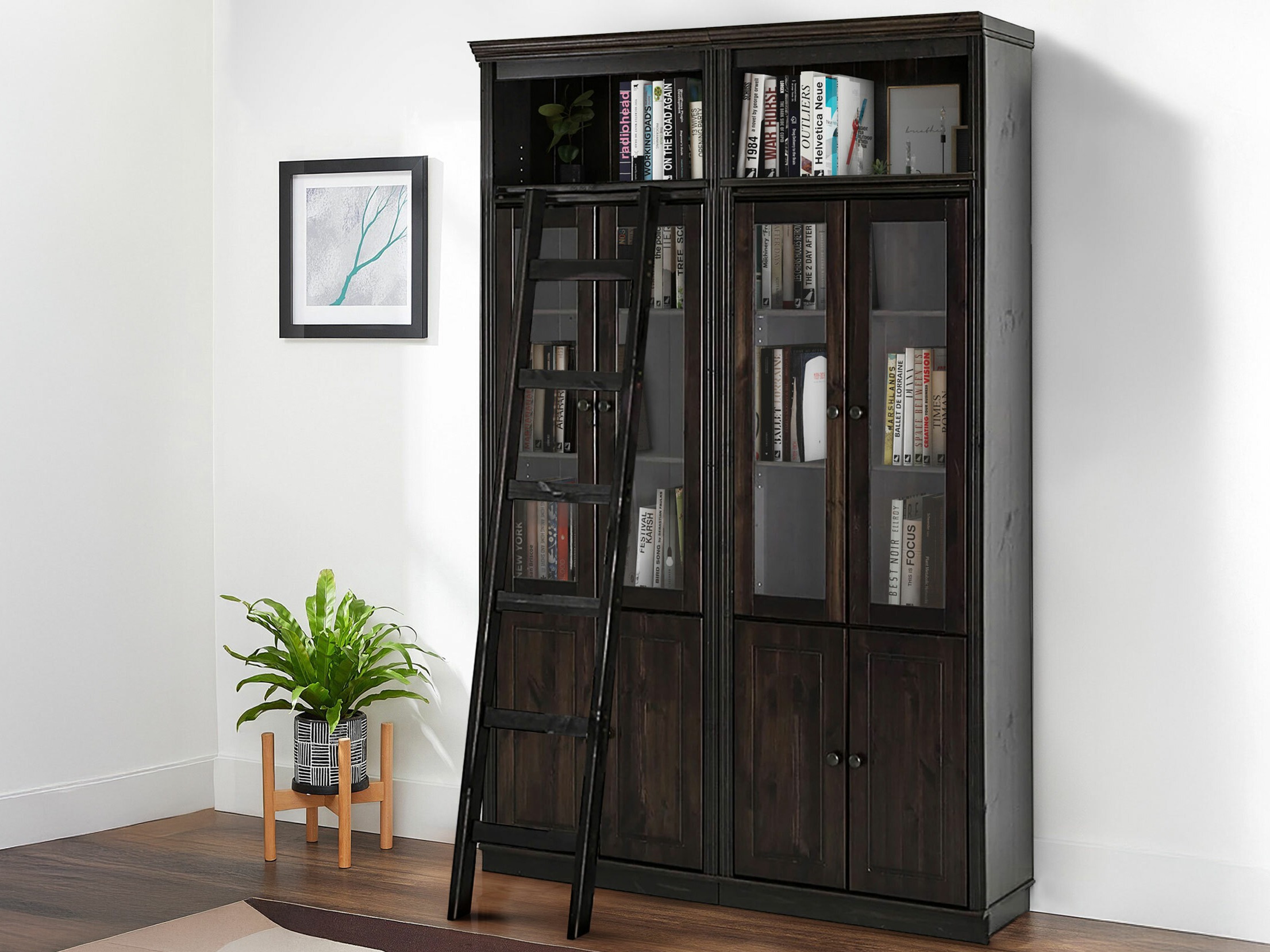 Комплект етажерки Saltoro 120 (Тъмнокафяв)