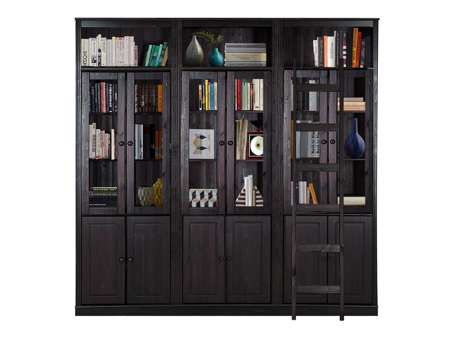 Комплект етажерки Saltoro 130 (Тъмнокафяв)