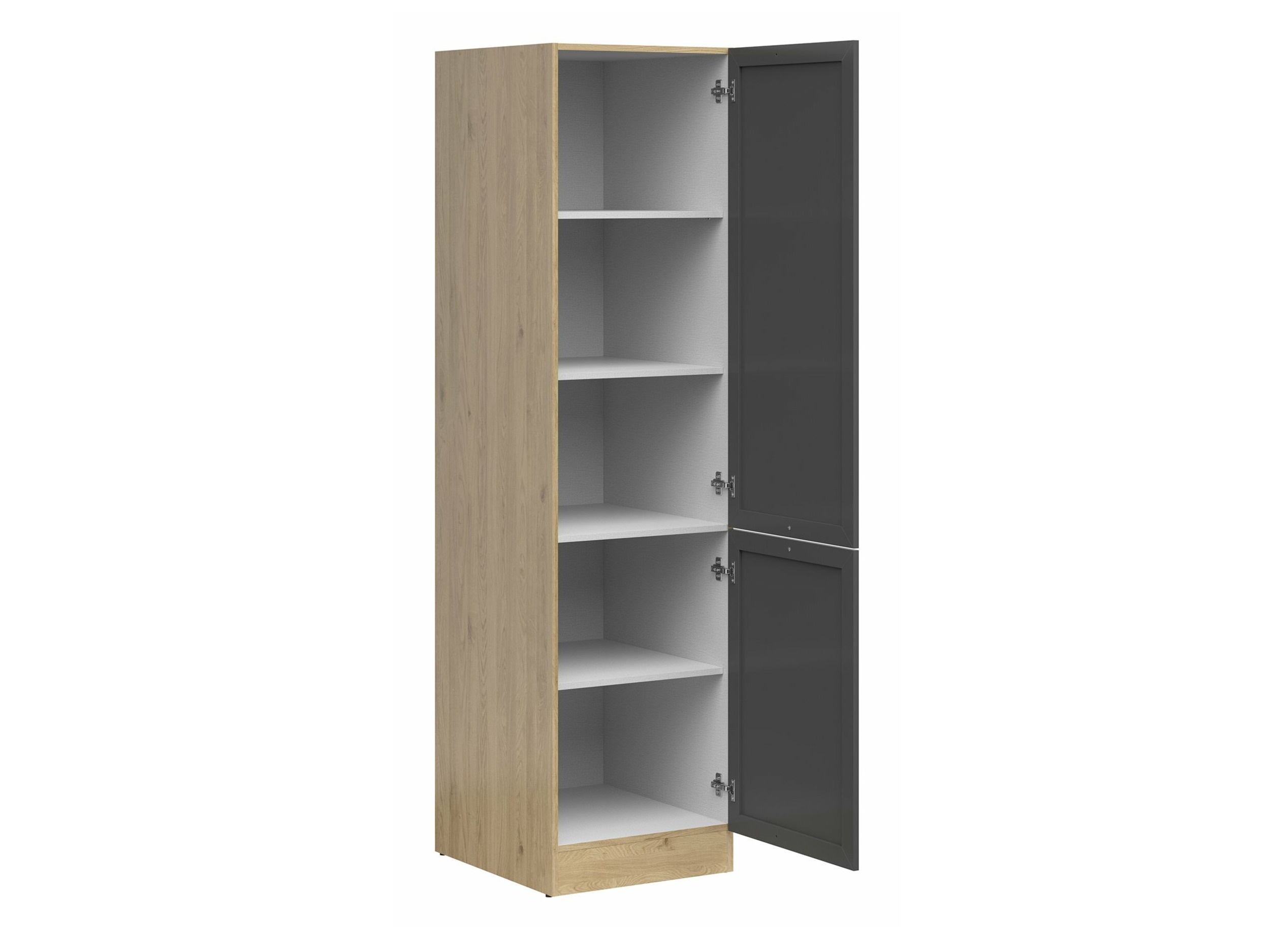 Модулен шкаф с врати Classic Grey Oak 114