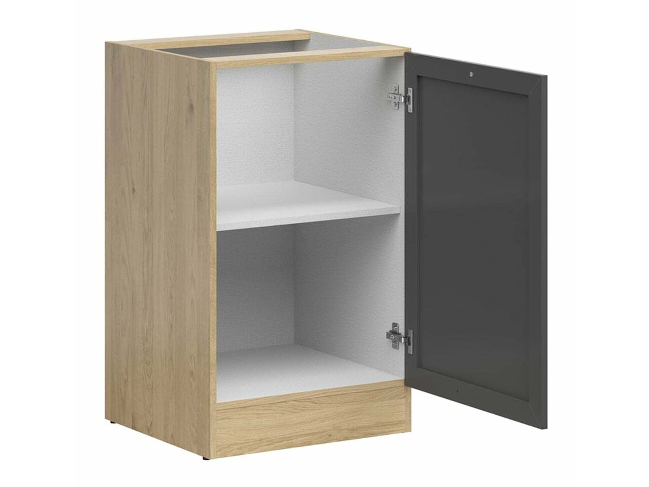 Модулен шкаф с врати Classic Grey Oak 116
