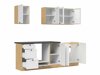 Модулен кухненски комплект Classic White Oak 121