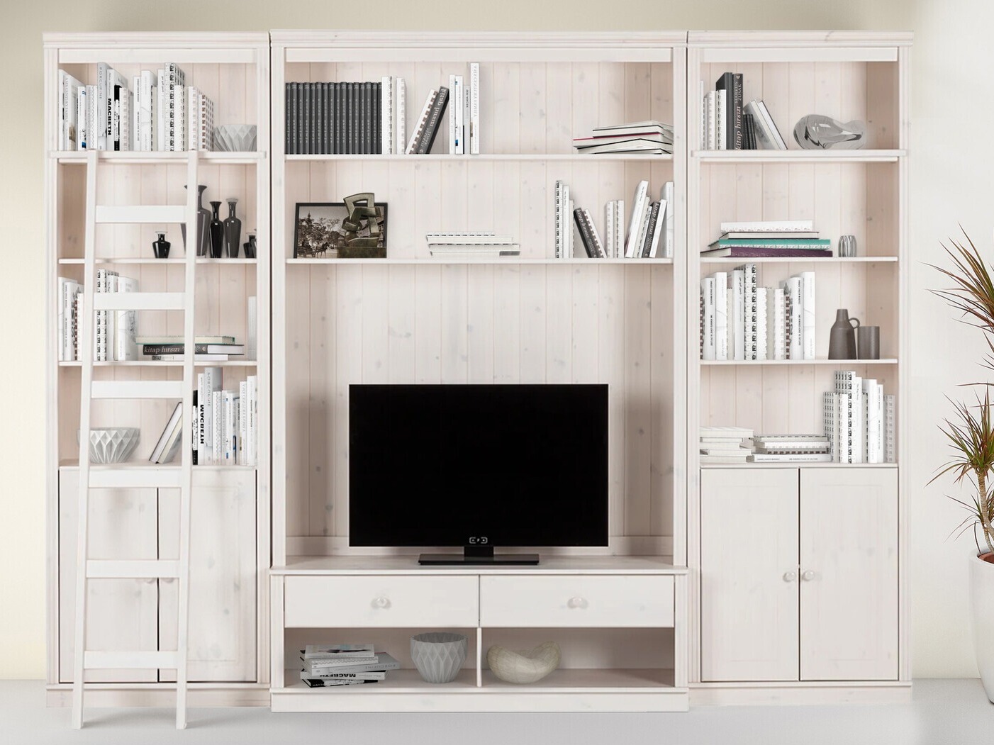 Комплект за хол Saltoro 107 (Бял)