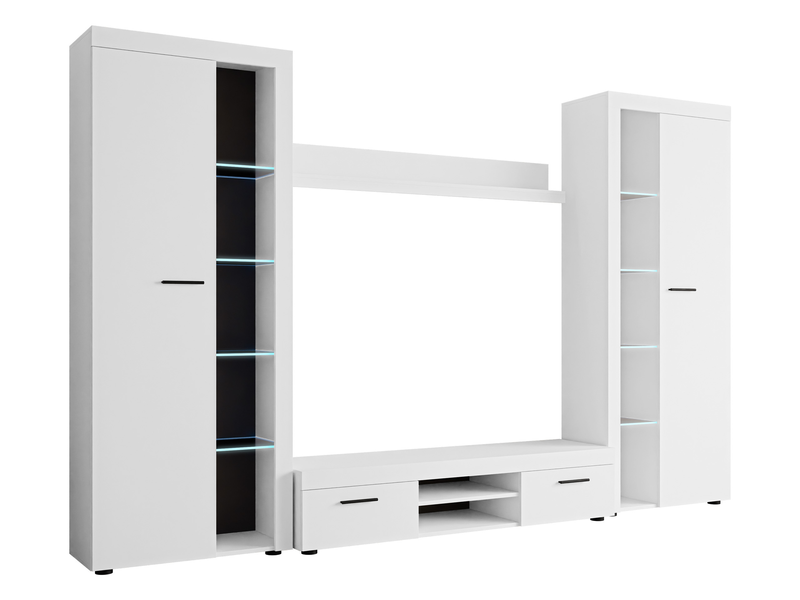 Комплект за хол Univio II (Бял)