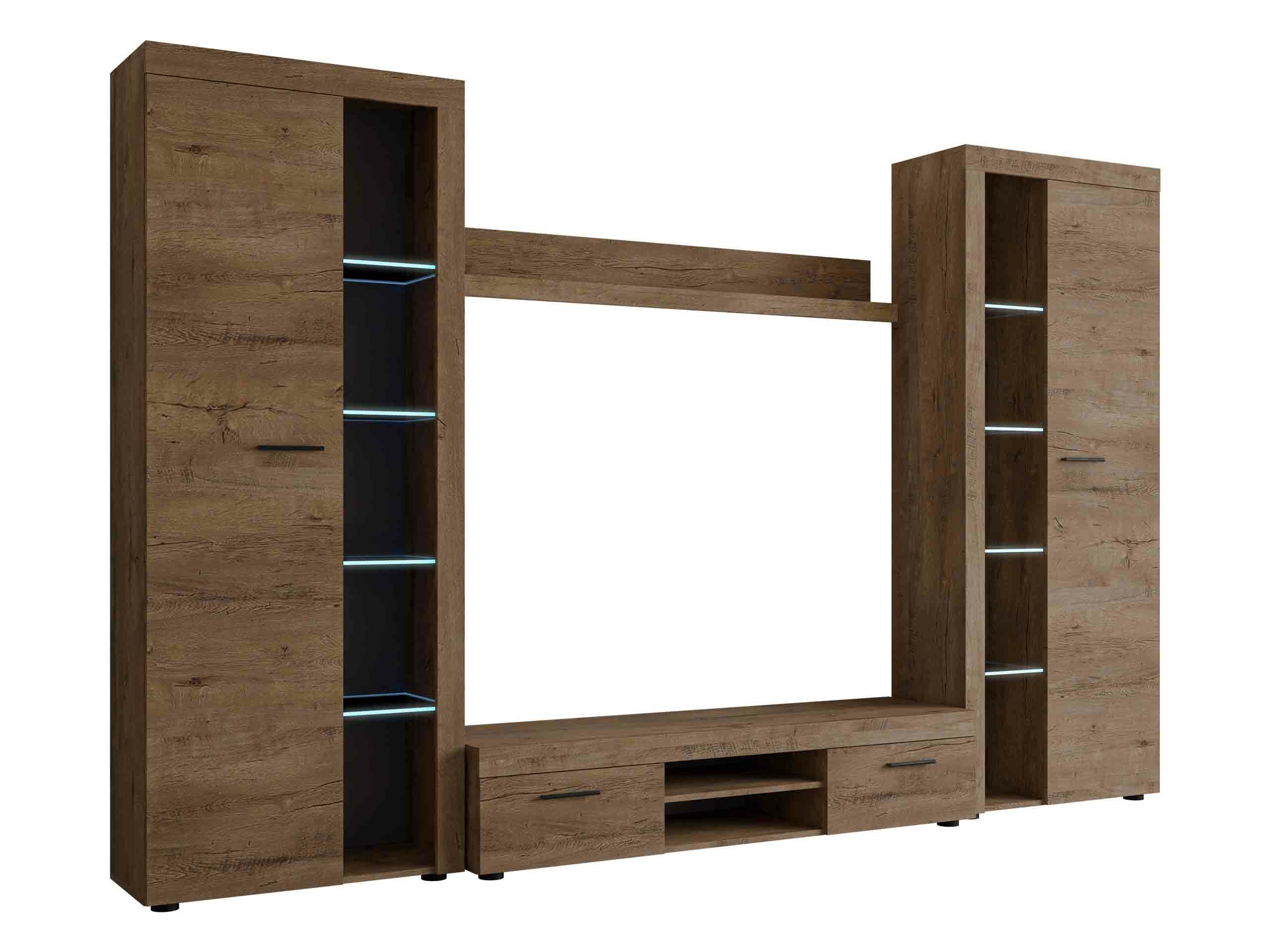 Комплект за хол Univio II (Дъб левка)