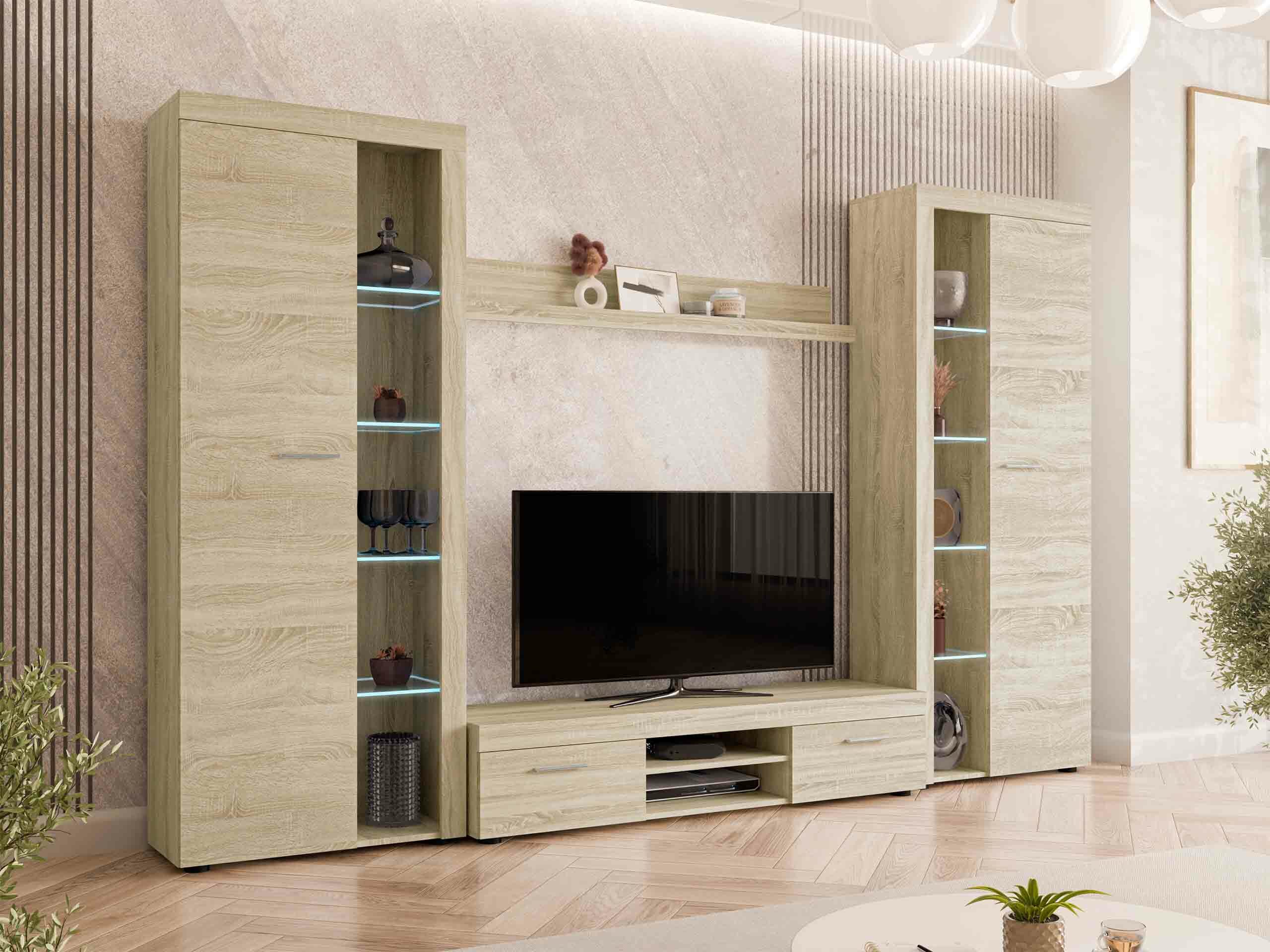 Комплект за хол Univio II (Сонома дъб)