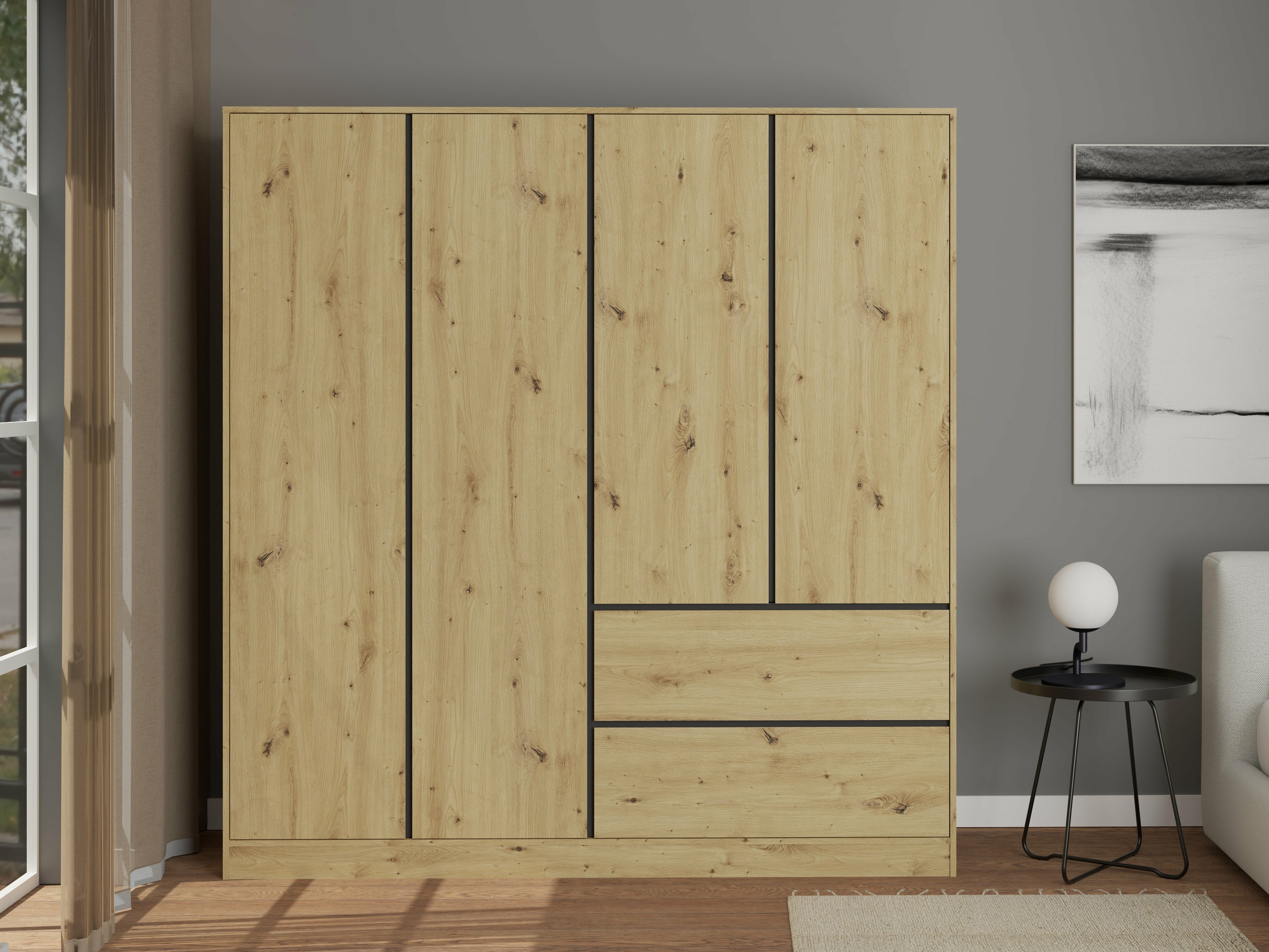 Гардероб Mervese 104 (Artisan дъб)