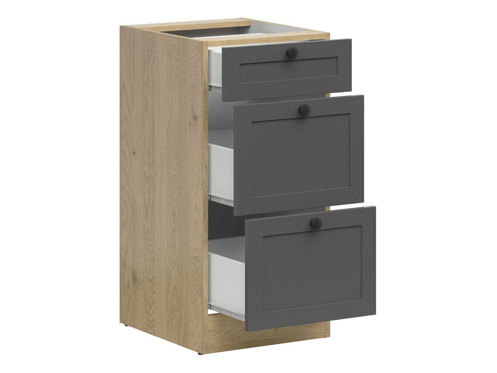 Модулен кухненски комплект Classic Grey Oak 120