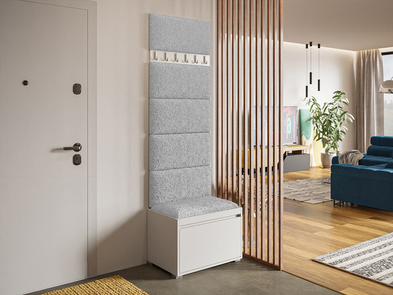 Комплект за антре Comfivo Pinus V (Бял + Abriamo 06)