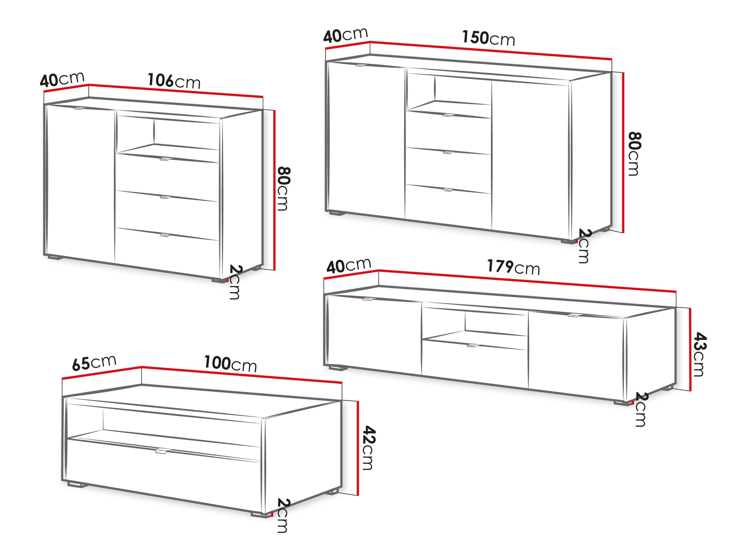 Комплект за хол Comfivo Ordo