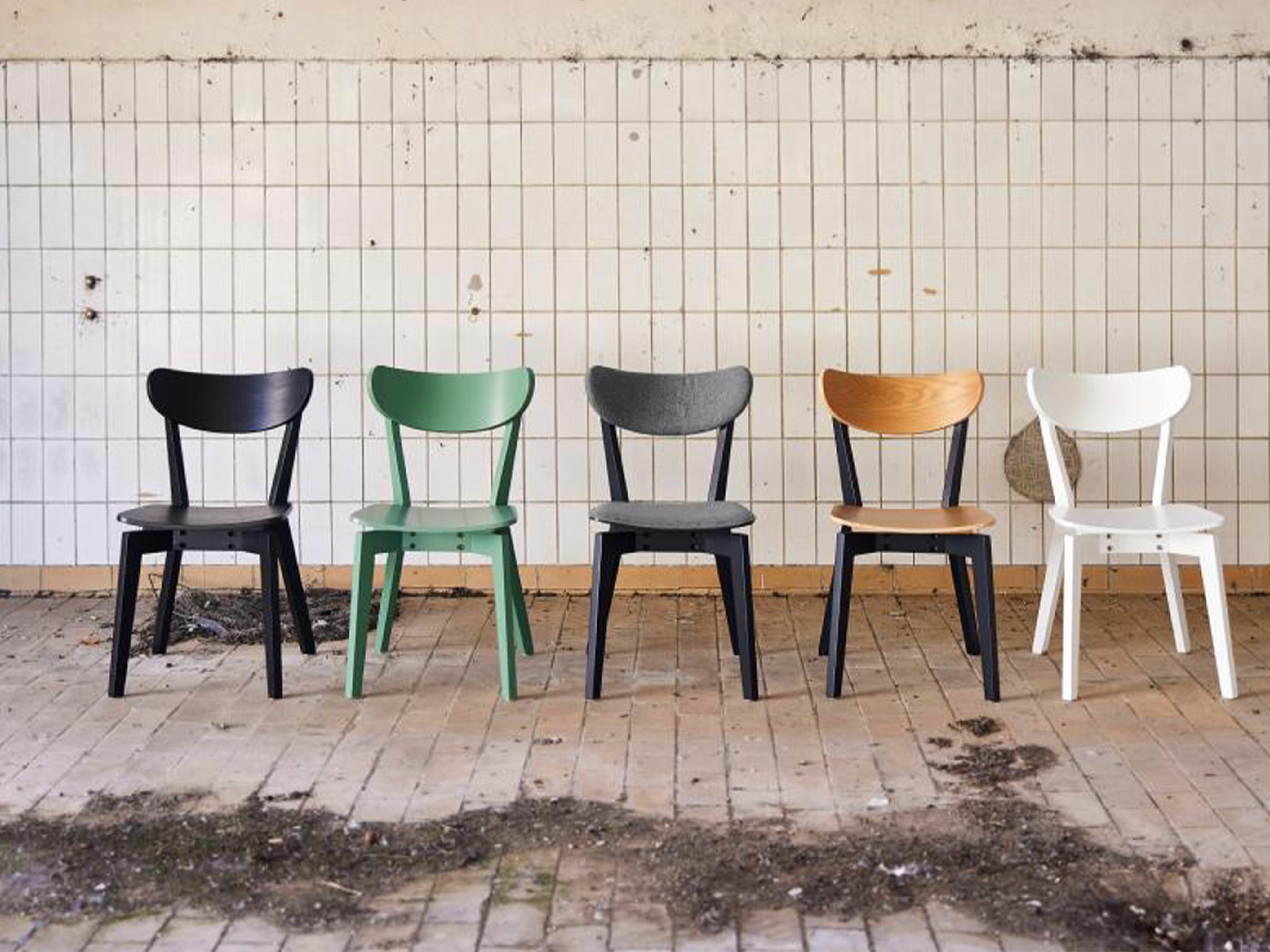 Стол Norsica 319 (Черен дъб + Черен)