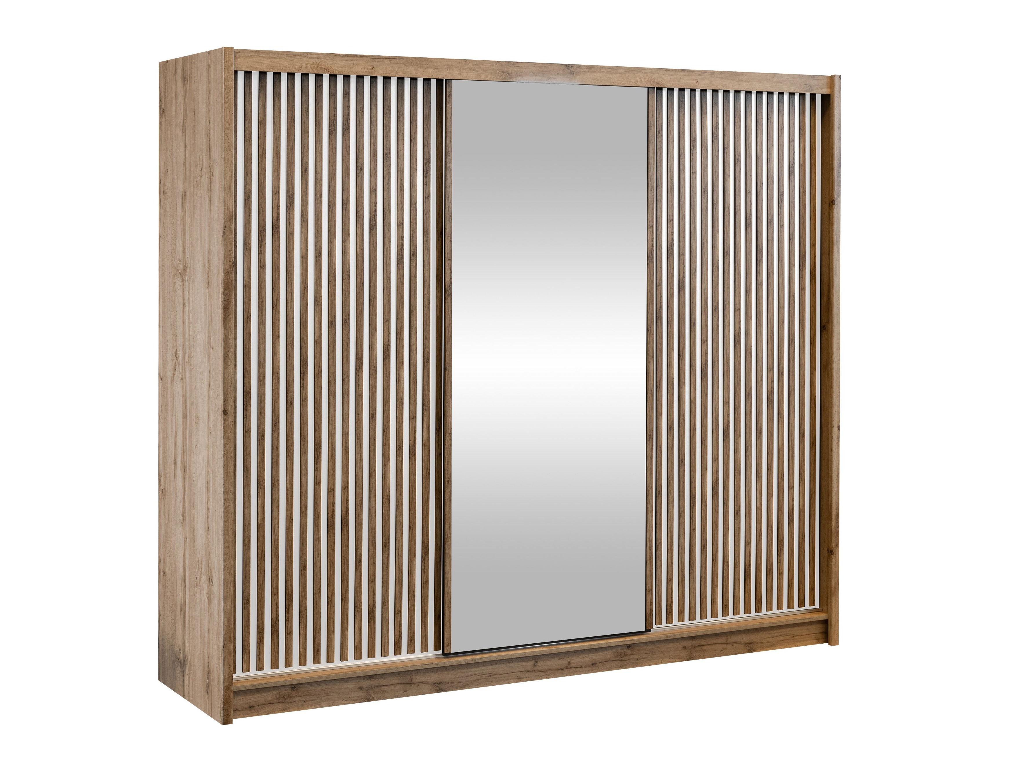 Гардероб Honolulu 275 (Дъб уотан + Бял)