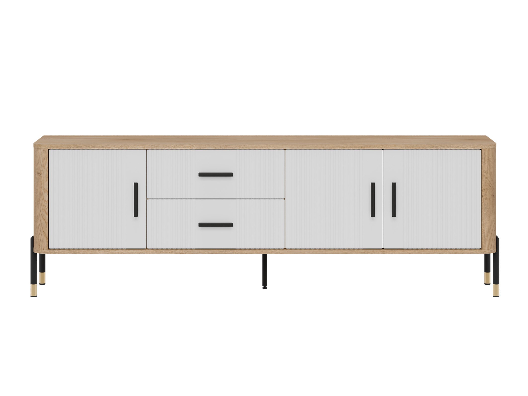 ТВ шкаф Flosora 105 (Бял)