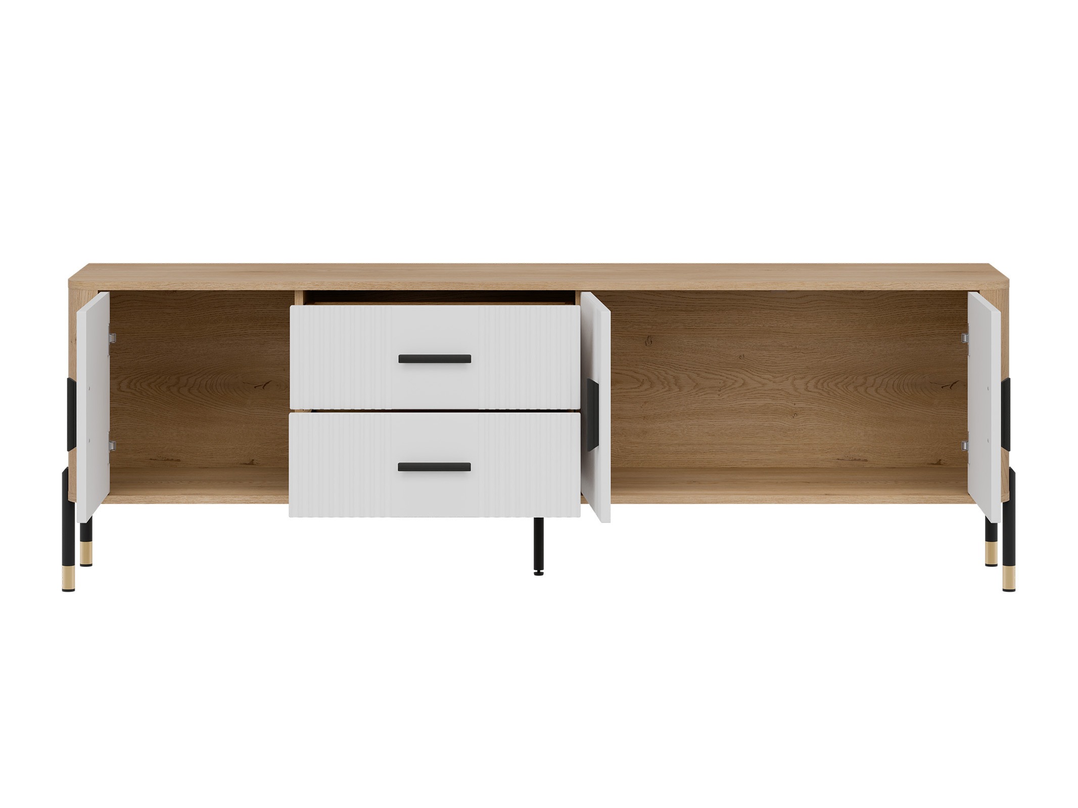 ТВ шкаф Flosora 105 (Бял)