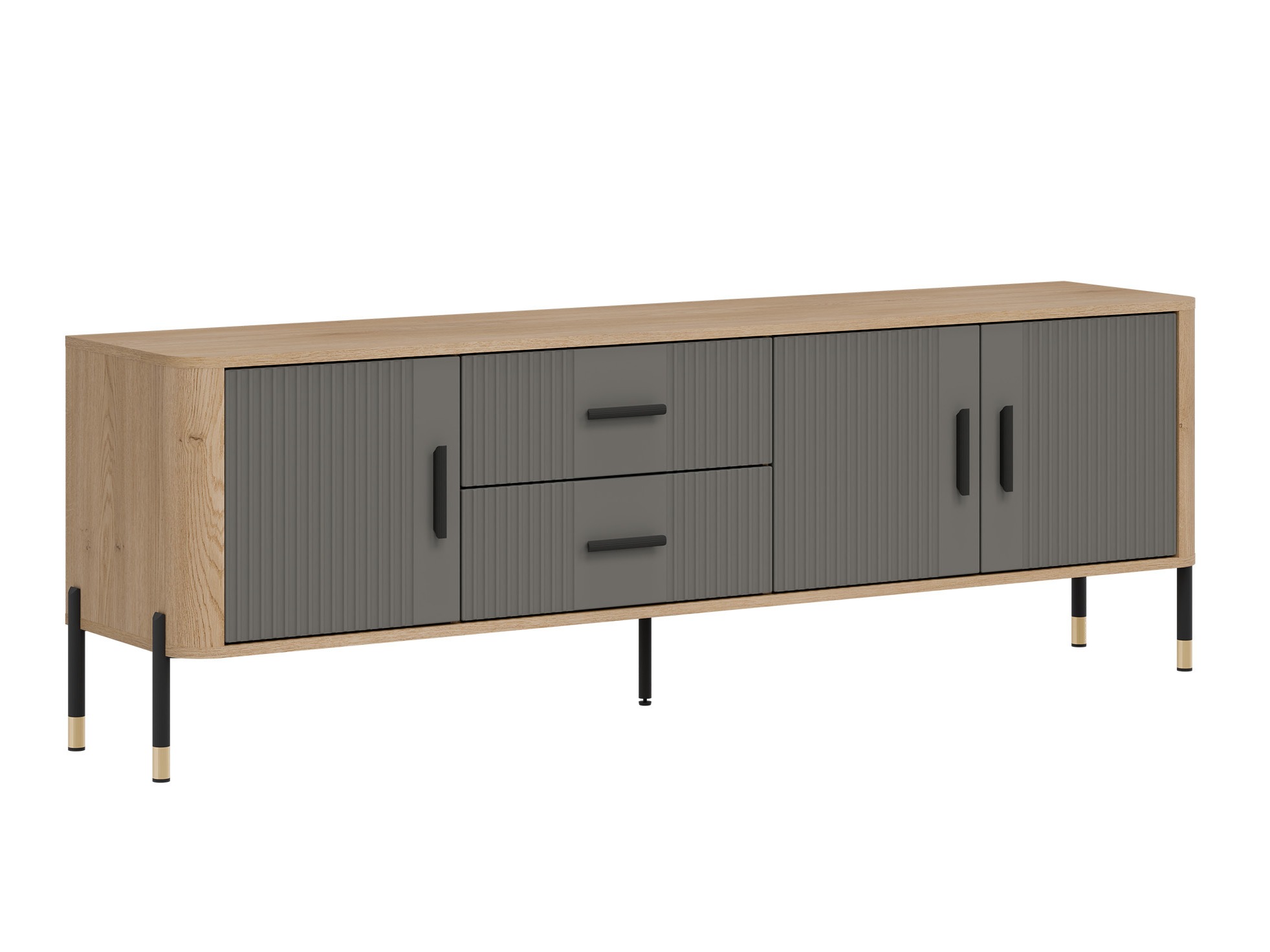 ТВ шкаф Flosora 105 (Сив)