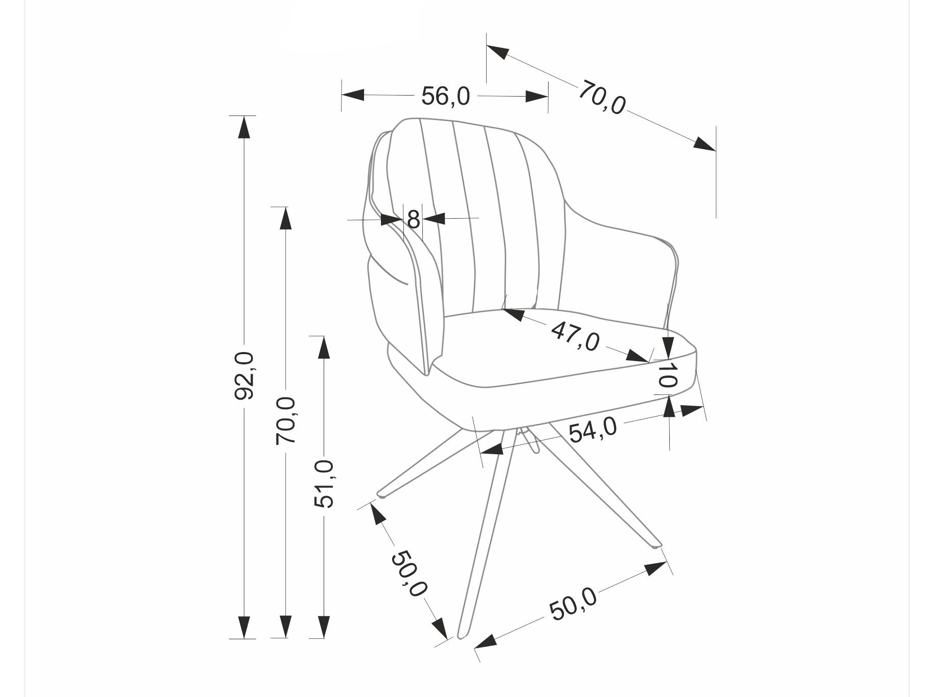 Стол Houston 2019 (Бежов)