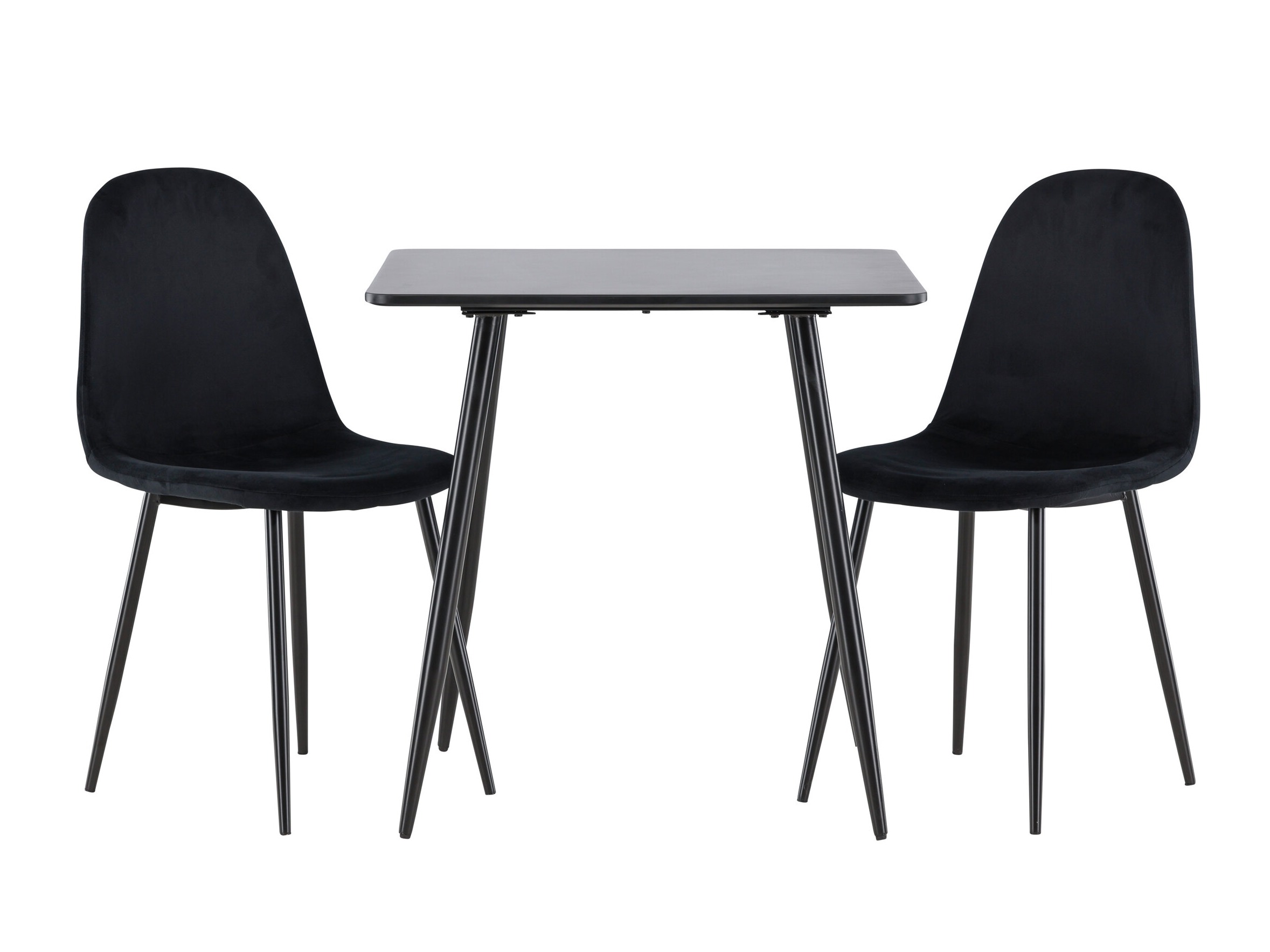 Маса и столове за трапезария Dallas 4909 (Черен)