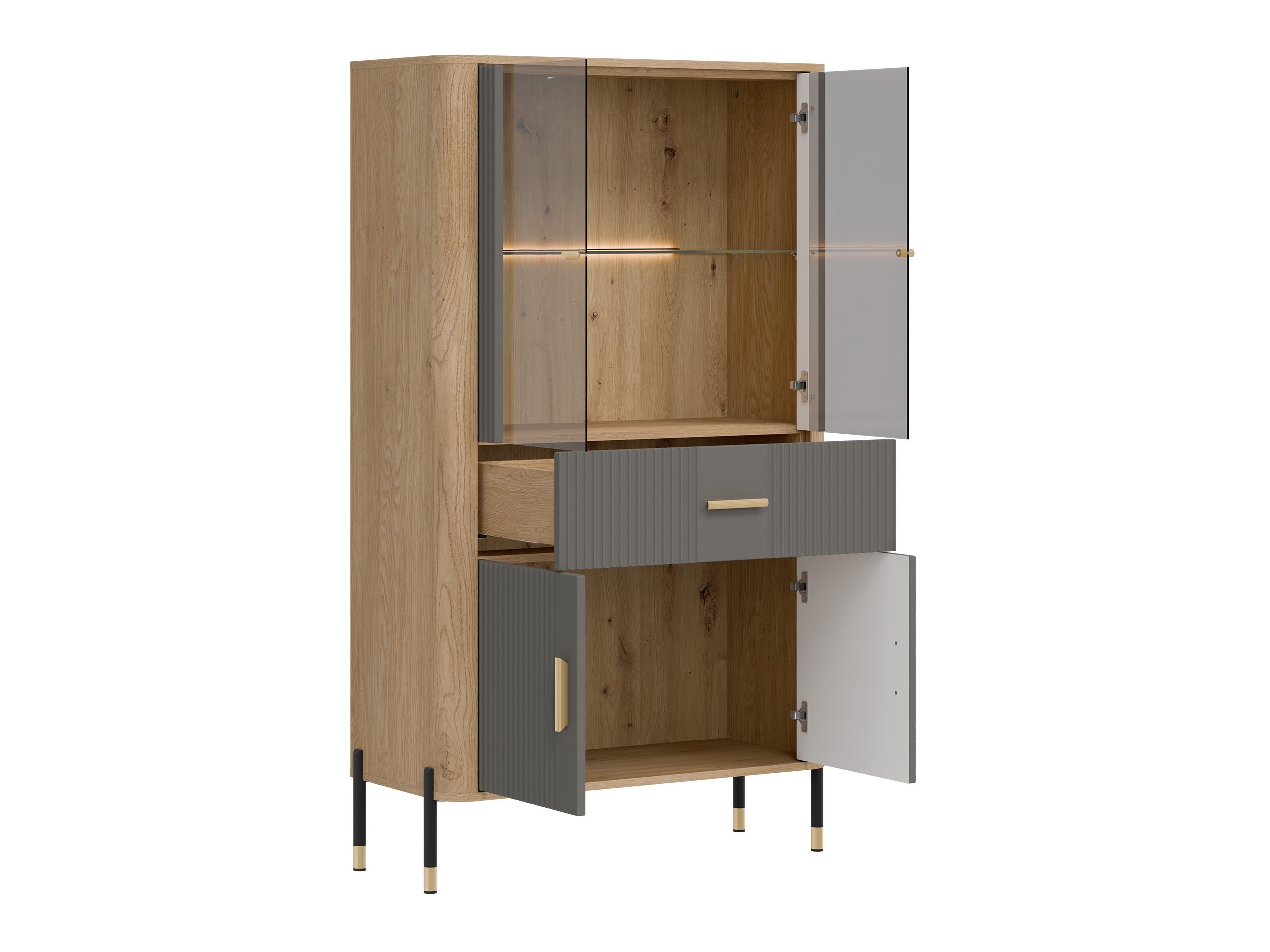 Етажерка Flosora 125 (Сив)