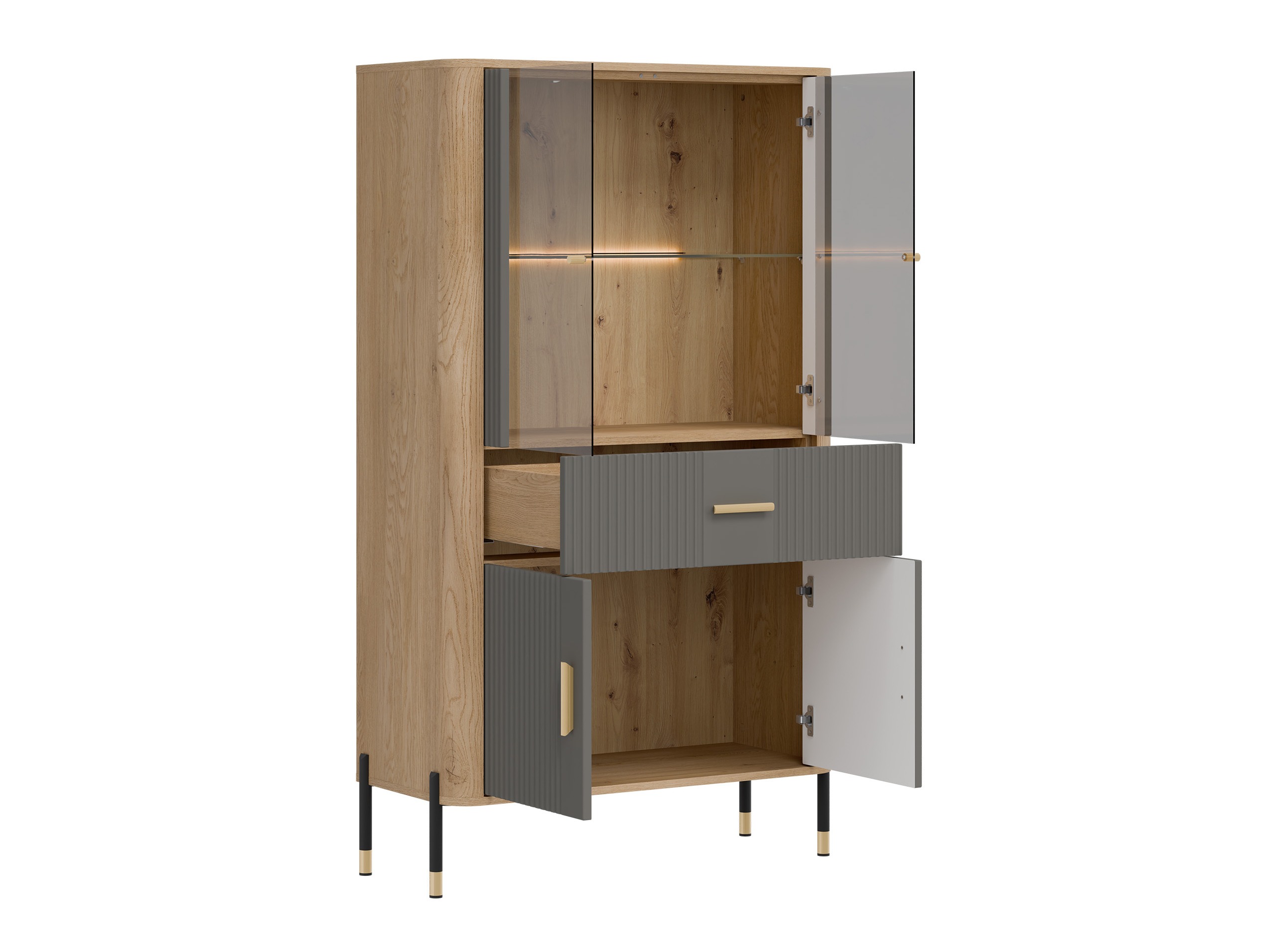 Етажерка Flosora 125 (Сив)