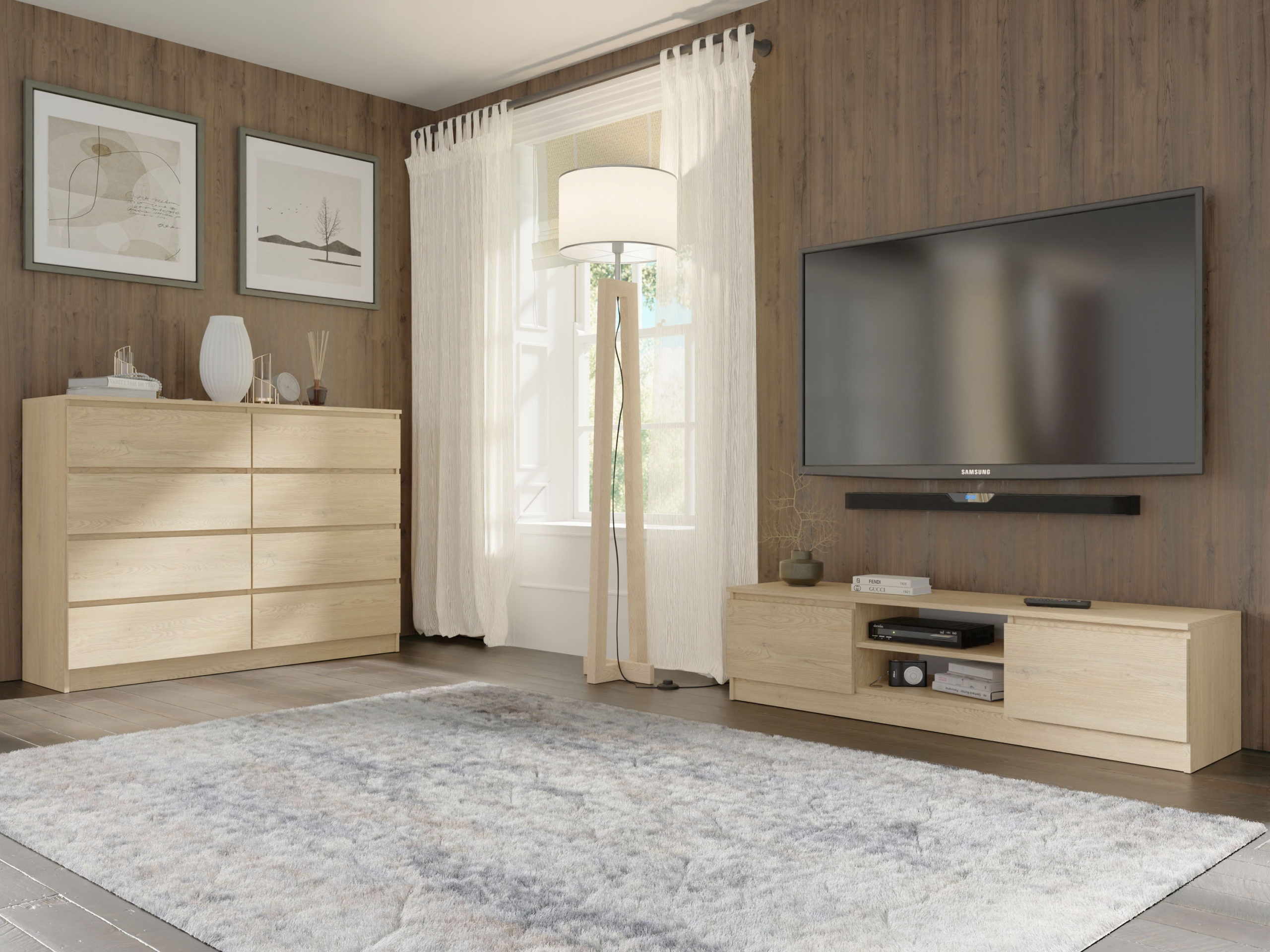 Скрин Buffalo 197 (Дъб)