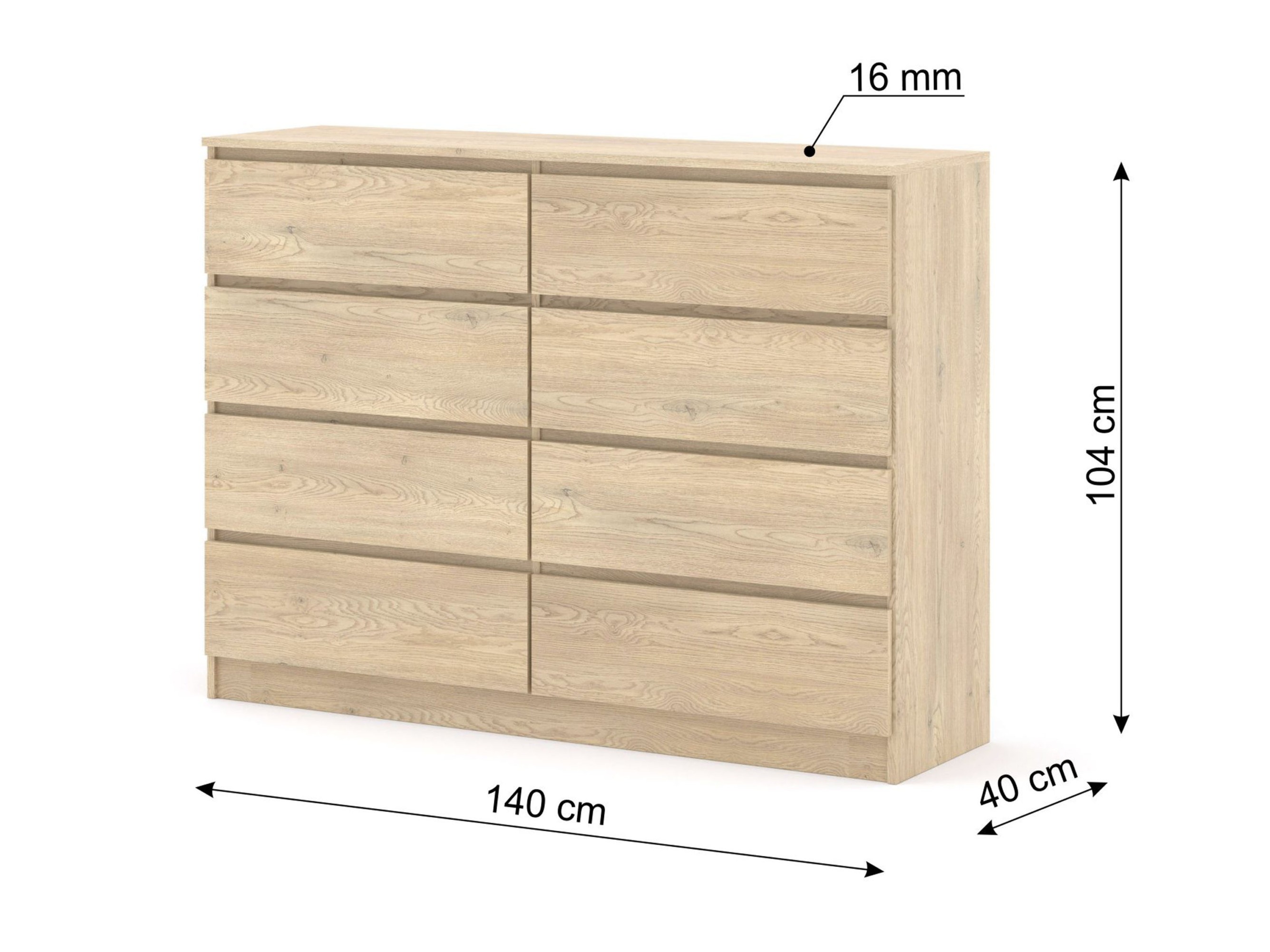 Скрин Buffalo 197 (Дъб)