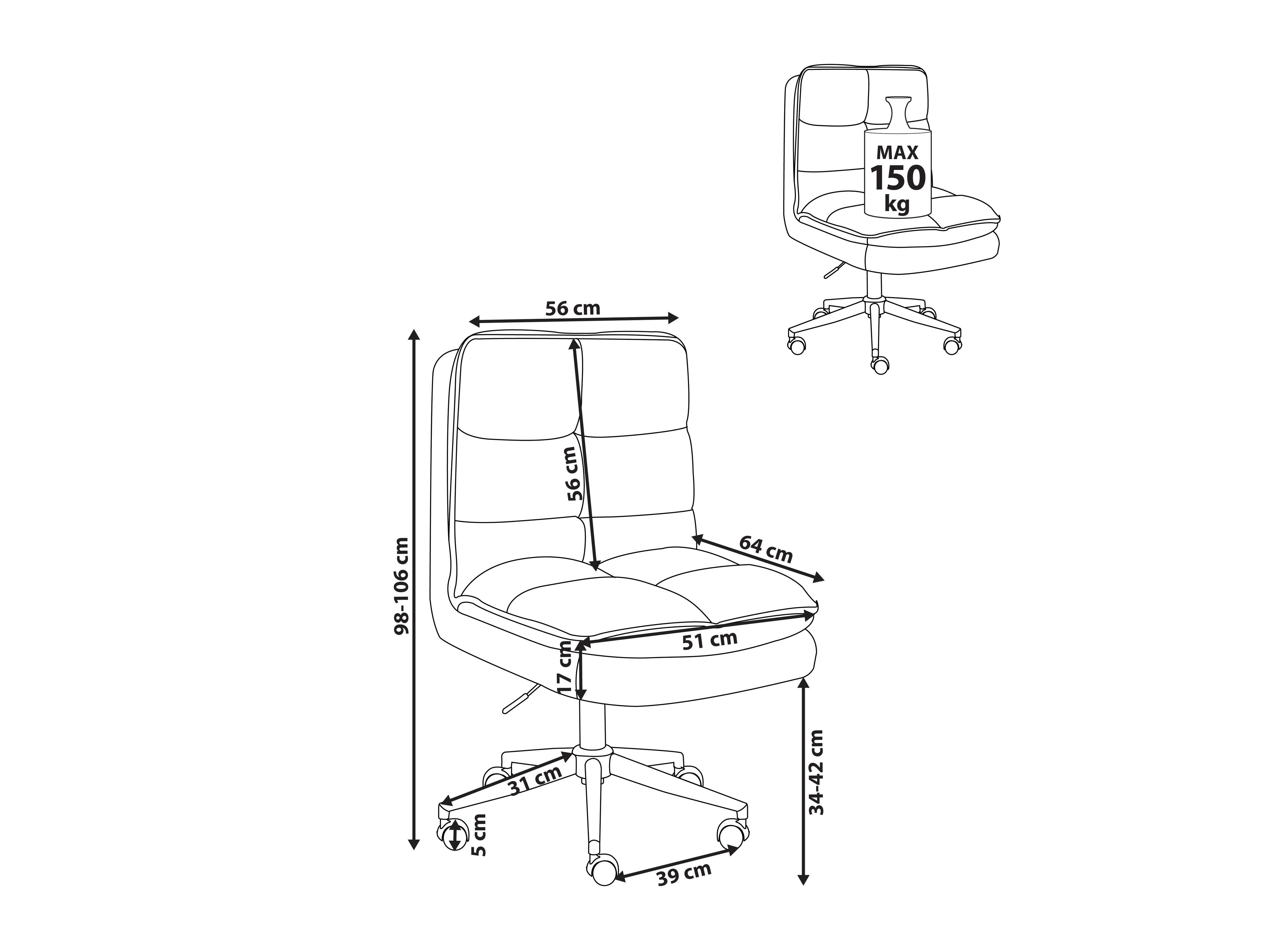 Офис стол Berwyn 2761 (Coral)