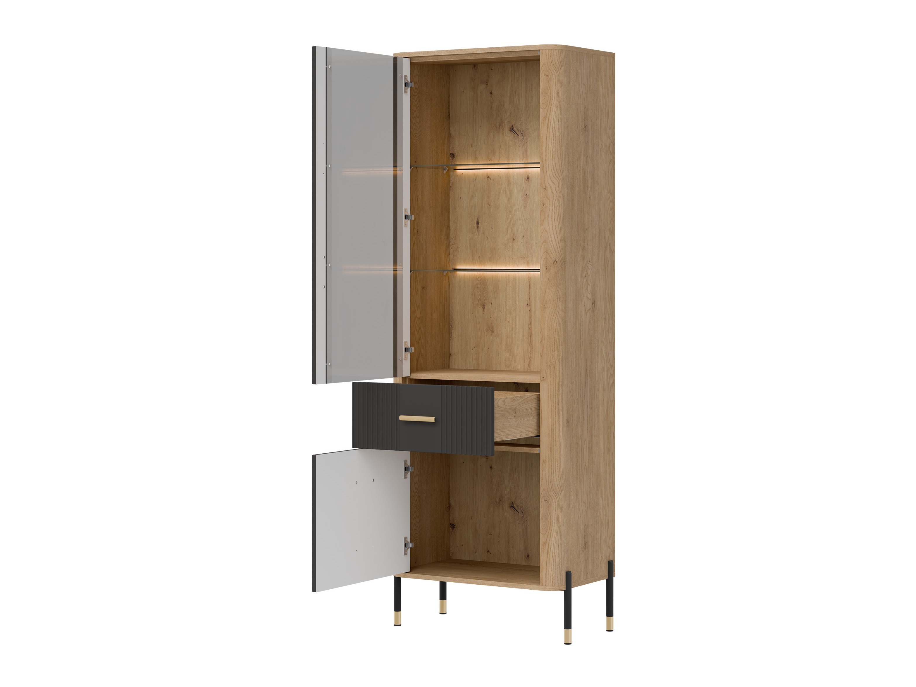 Етажерка Flosora 127 (Антрацит)