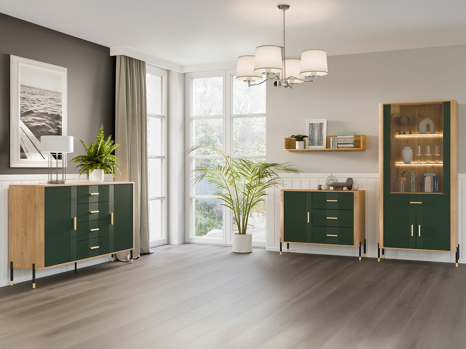 Етажерка Flosora 129 (Зелен)