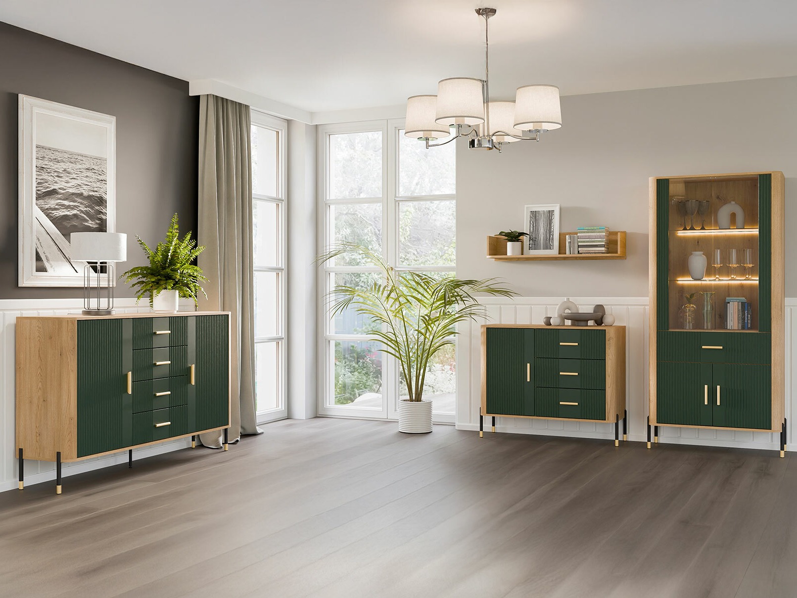 Етажерка Flosora 129 (Зелен)