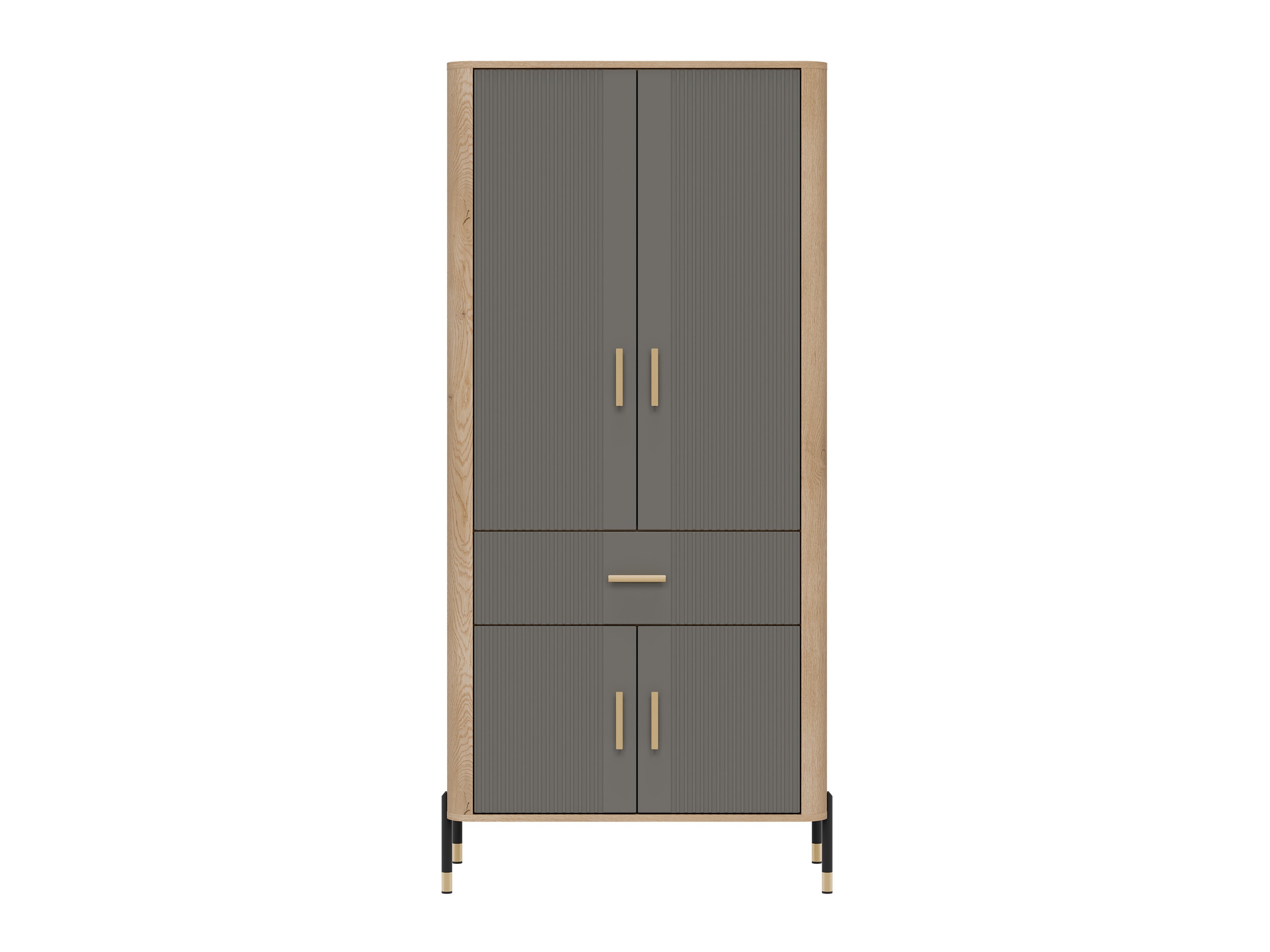 Гардероб Flosora 133 (Сив)