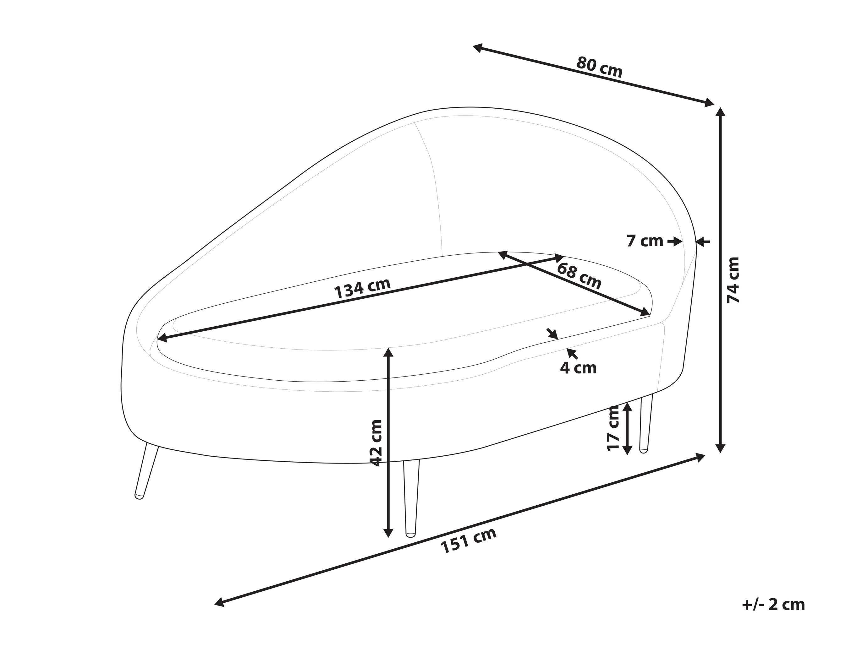Кушетка Berwyn 2787 (Оранжев)
