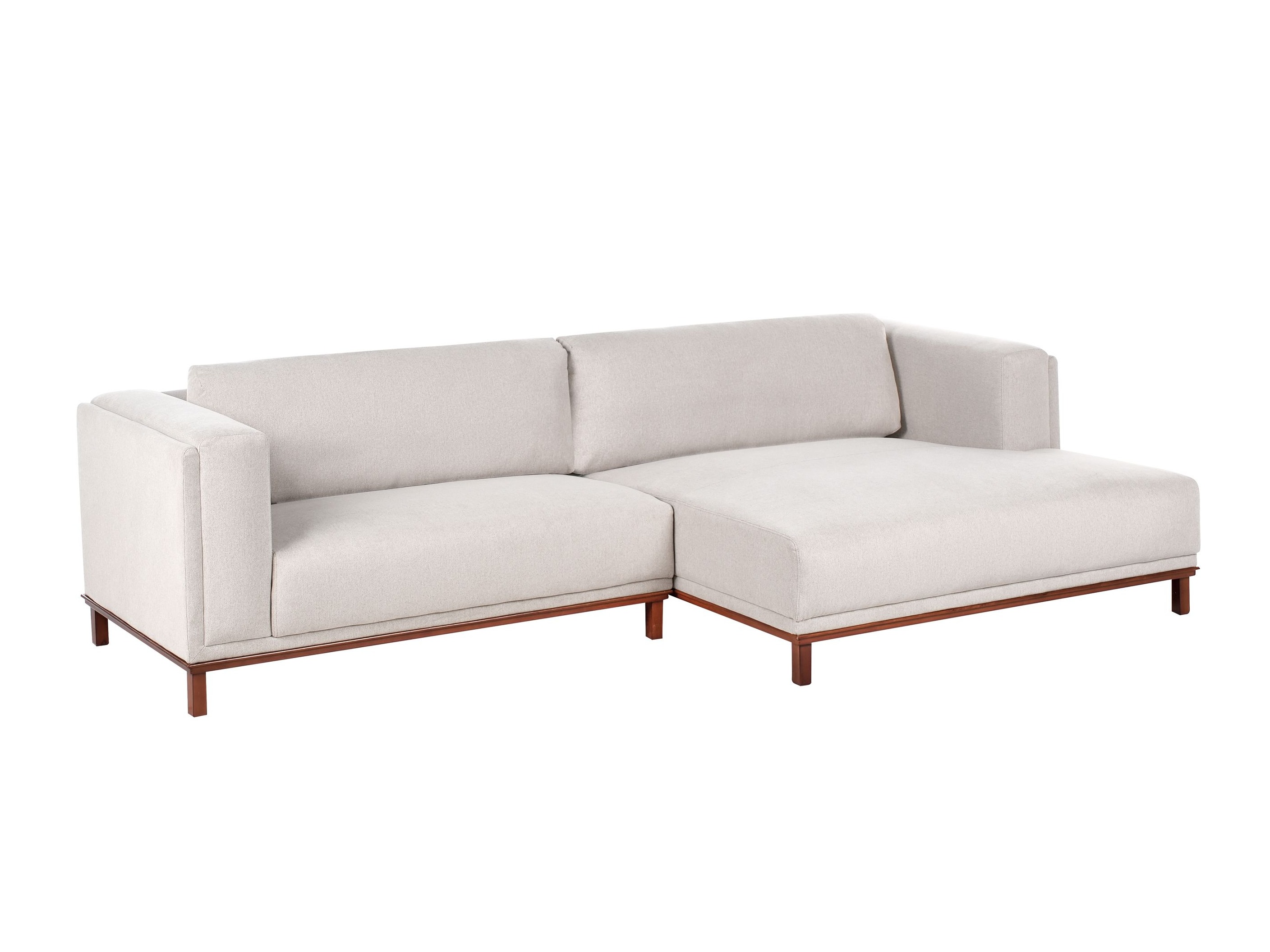 Ъглов диван Berwyn 2798 (Светло бежово)